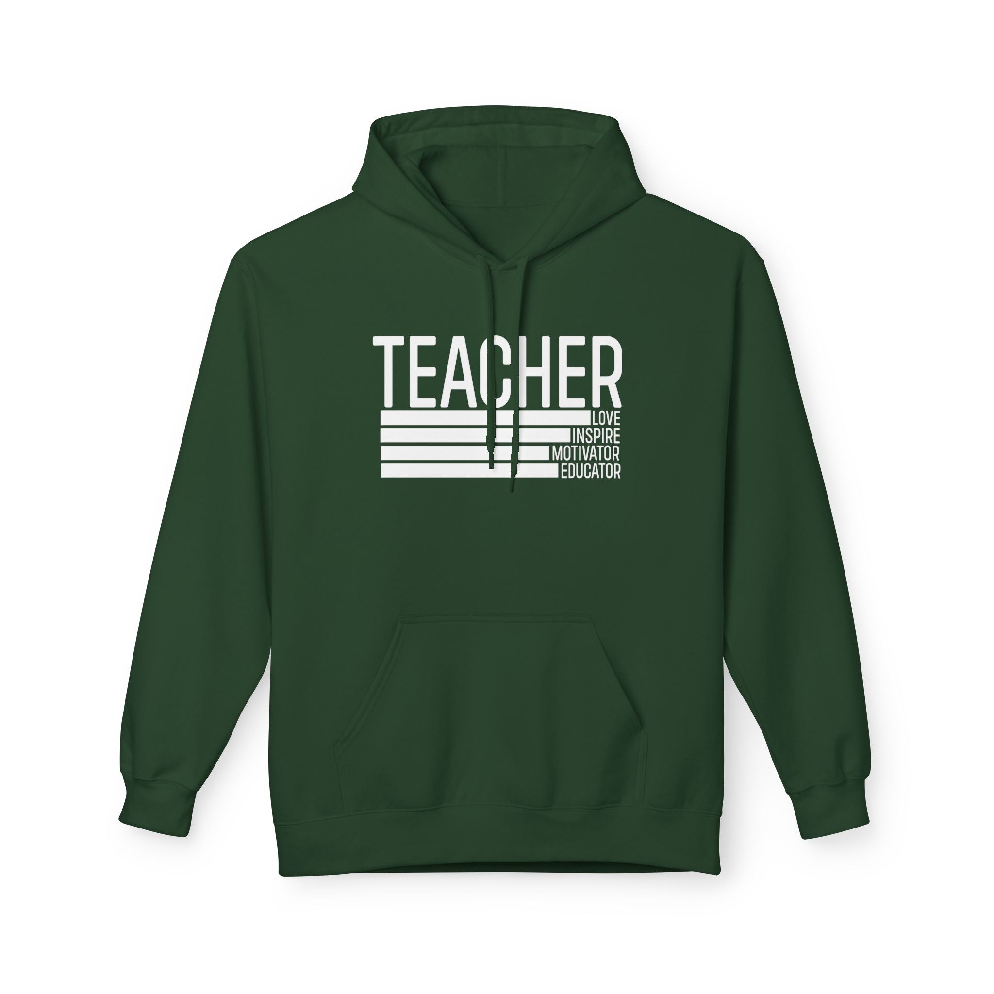 Teacher Midweight Softstyle Fleece Hoodie