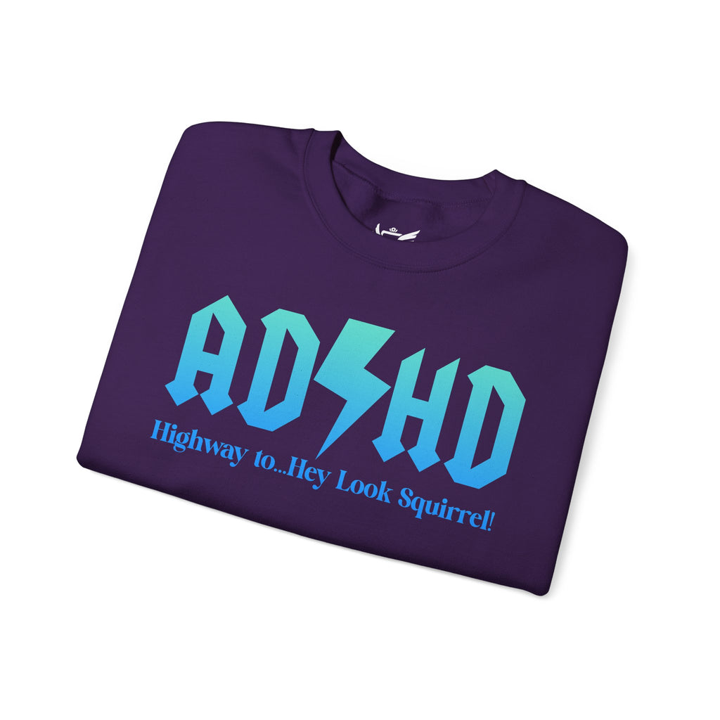 ADHD Highway to... Heavy Blend™ Crewneck Sweatshirt