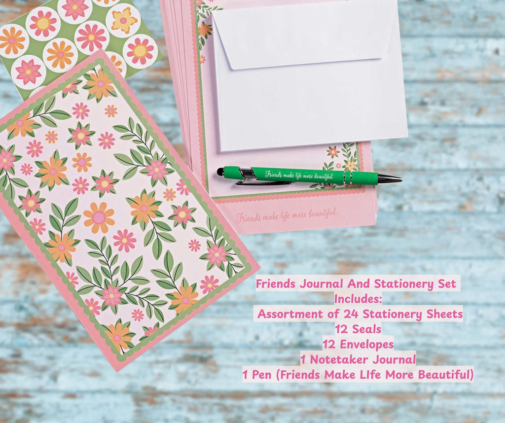 Journal Stationery Set Friends Make Life