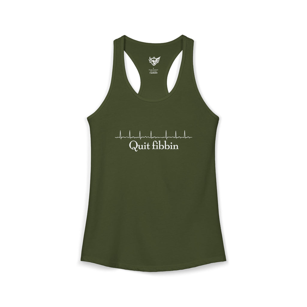 Quit Fibbin' Ideal Racerback Tank