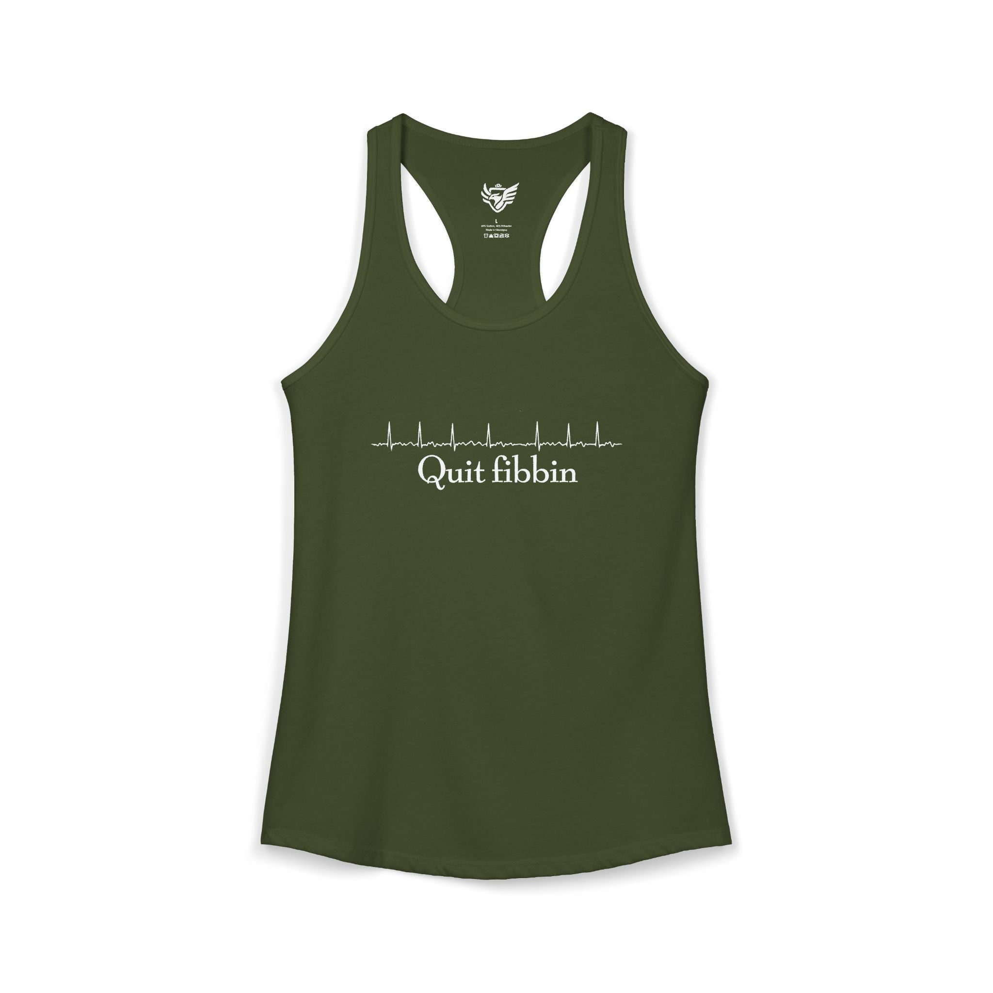 Quit Fibbin' Ideal Racerback Tank