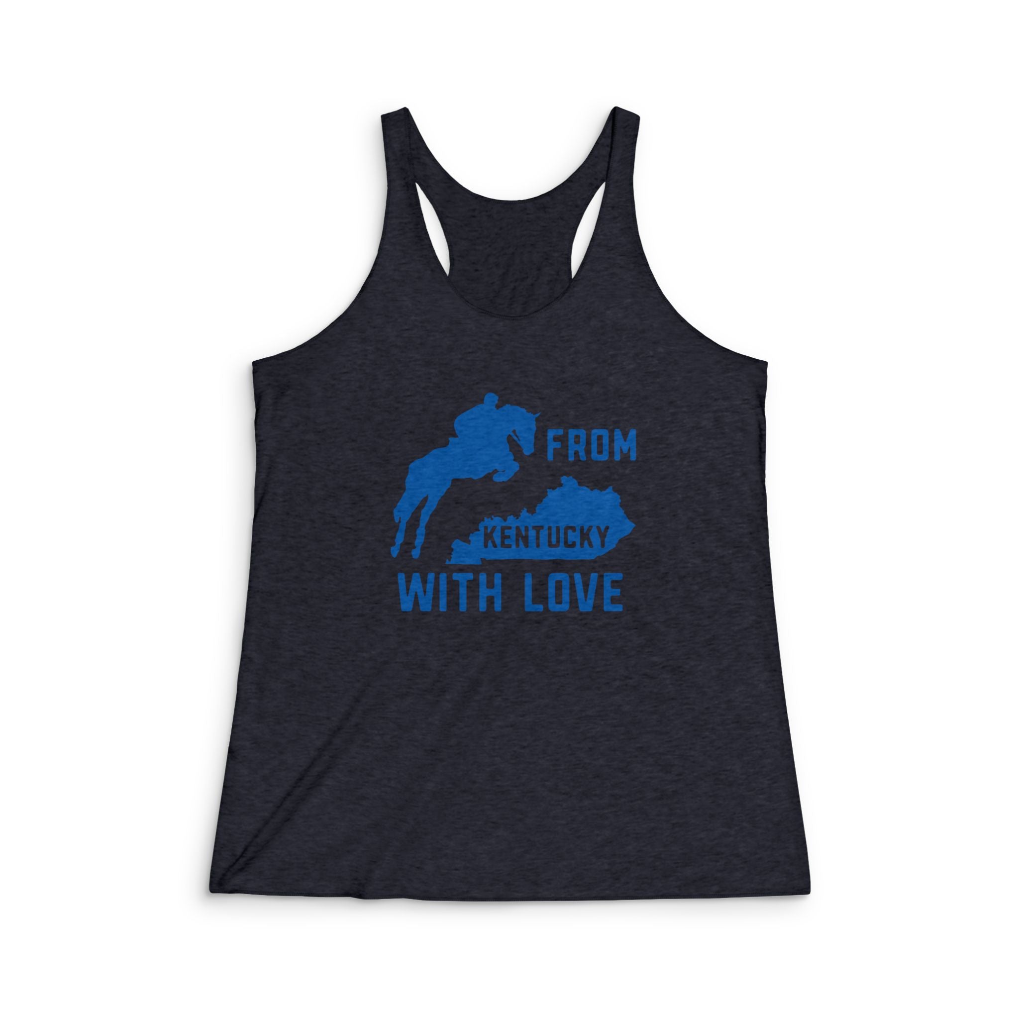 KY with Love Tri-Blend Racerback Tank