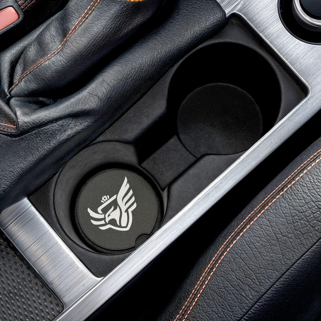 Royal Sparrow Soapstone Car Coaster
