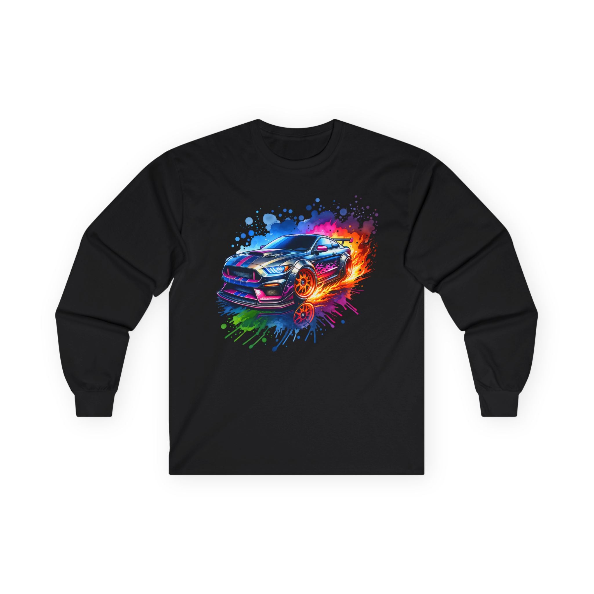 Colorblast Vroom Cotton Long Sleeve Tee