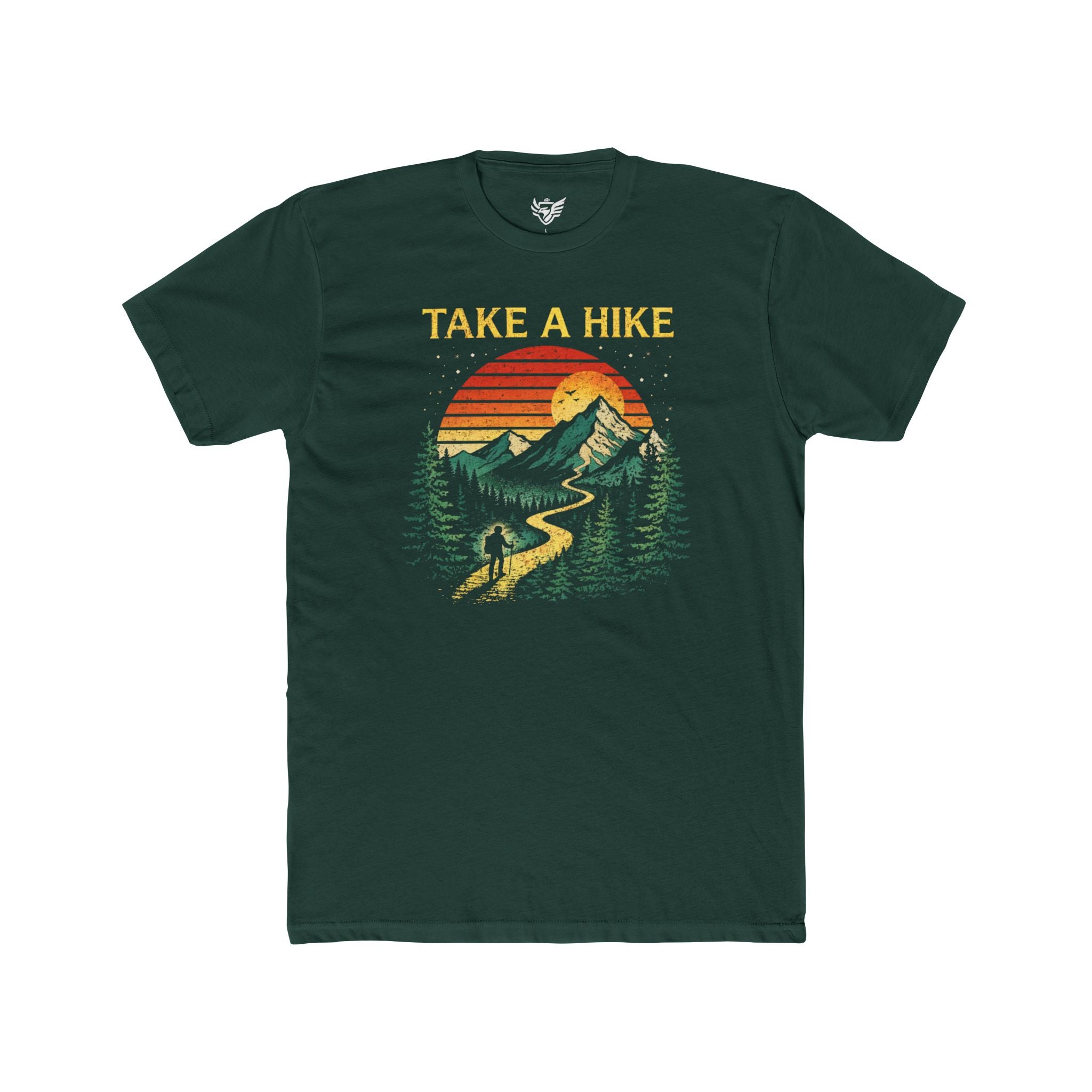 Take A Hike Cotton Crew Tee