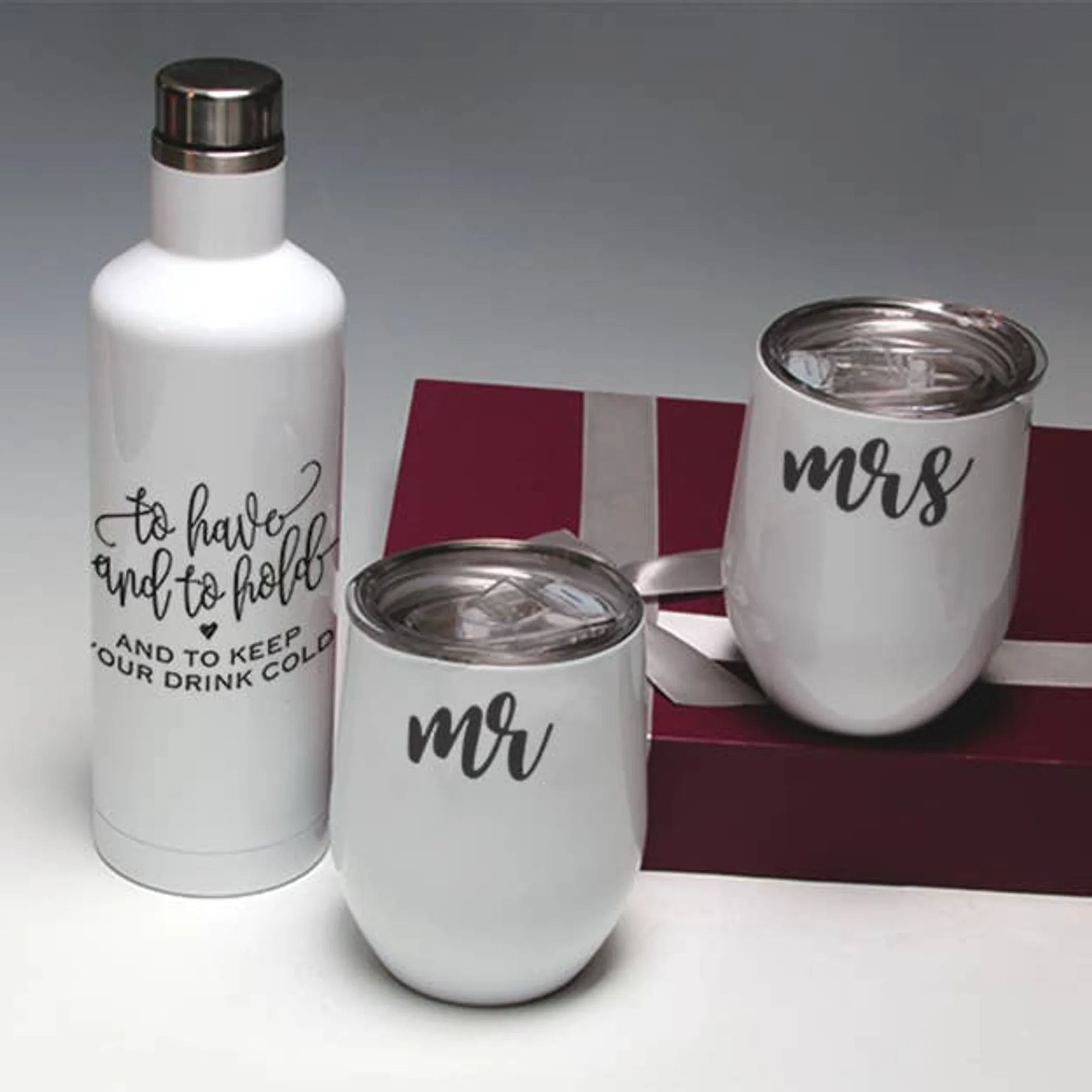 Mr. and Mrs. Boxed Gift Set