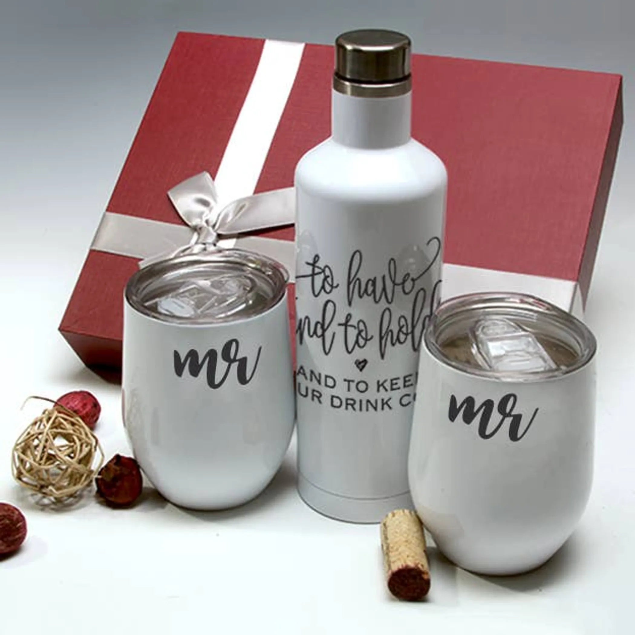Mr. and Mrs. Boxed Gift Set