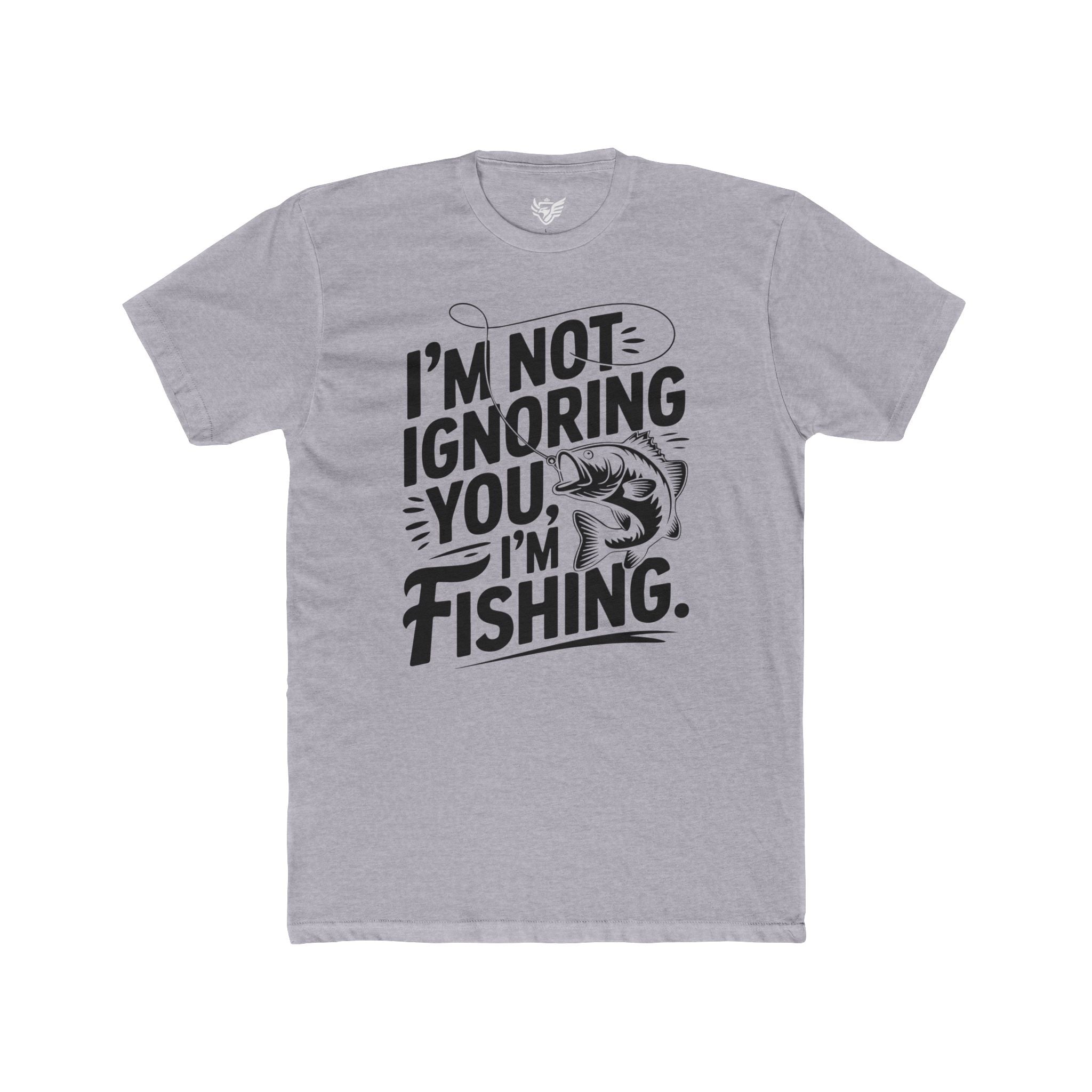 I'm Not Ignoring You Cotton Crew Tee