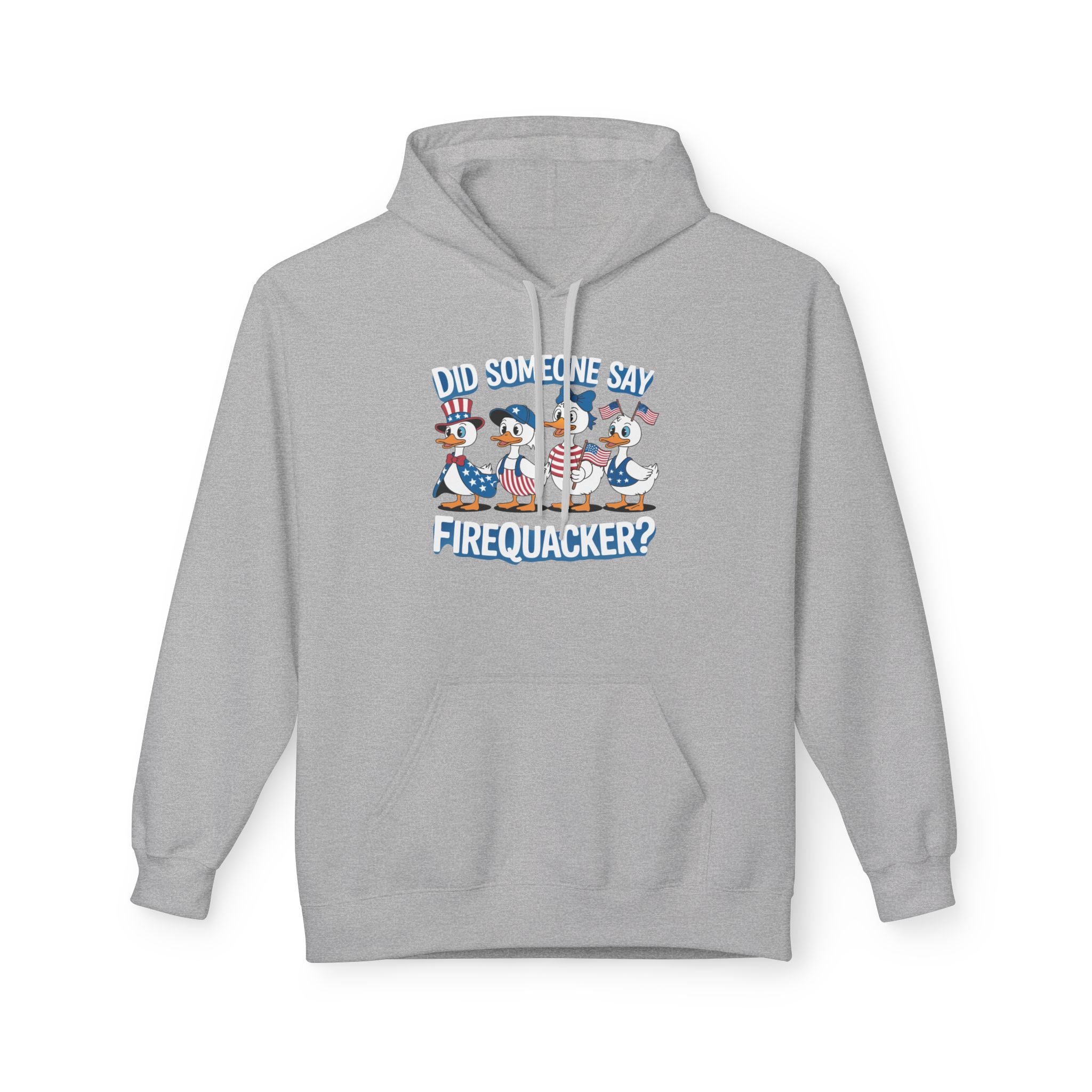 Firequackers Midweight Softstyle Fleece Hoodie
