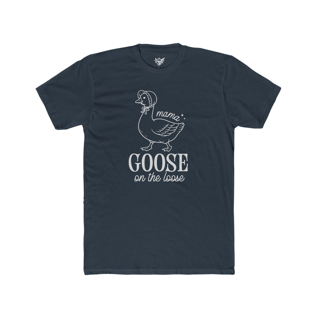 Mama Goose On The Loose Cotton Crew Tee