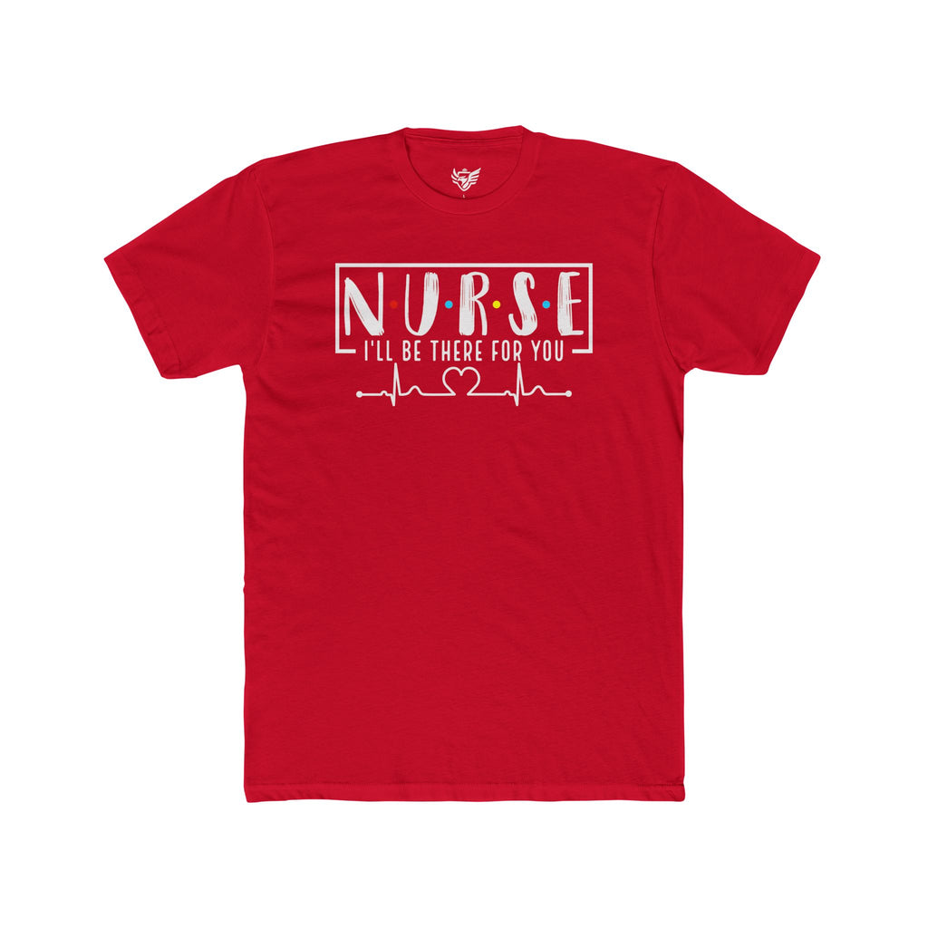 Friends Theme Nurse Cotton Crew Tee