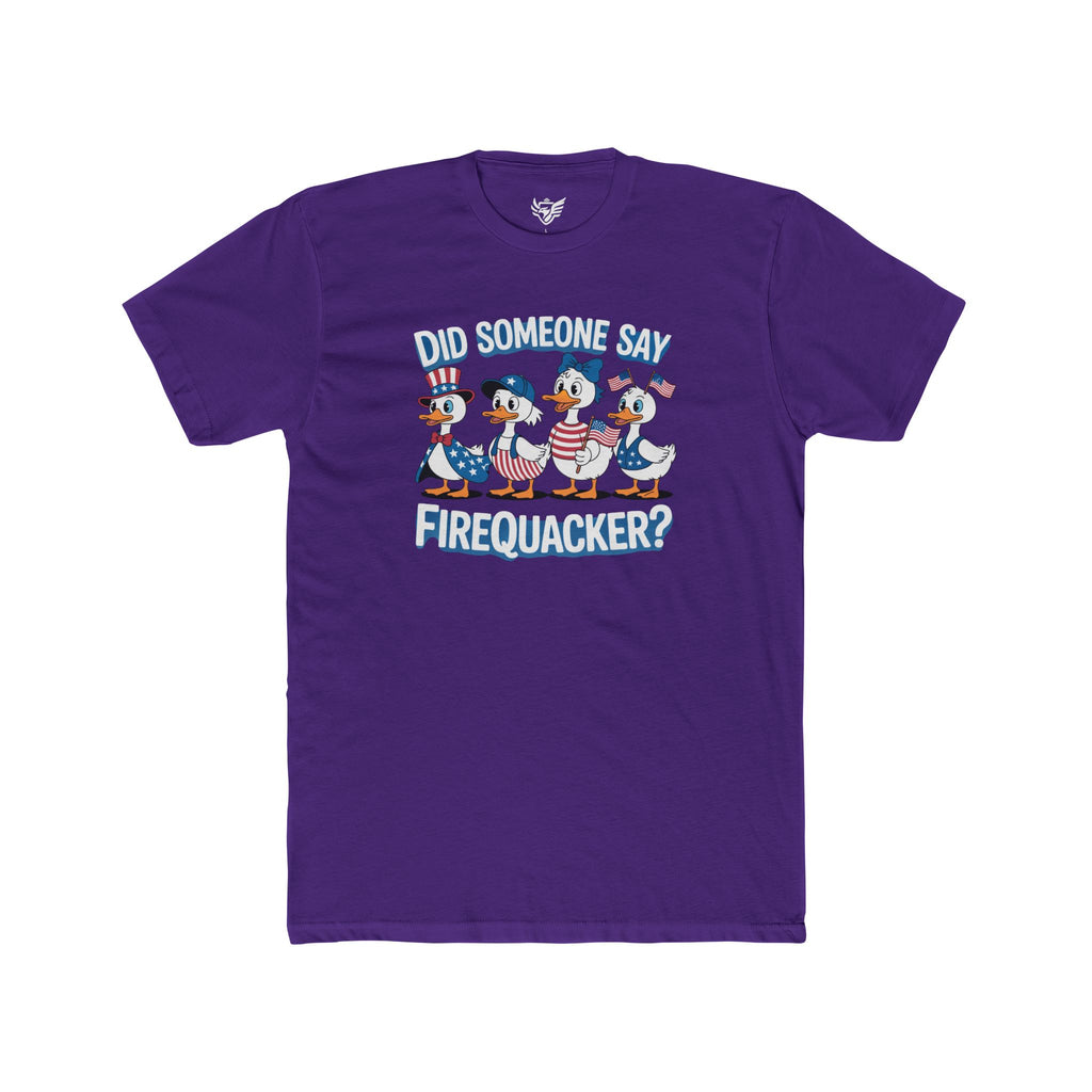 Firequackers Cotton Crew Tee
