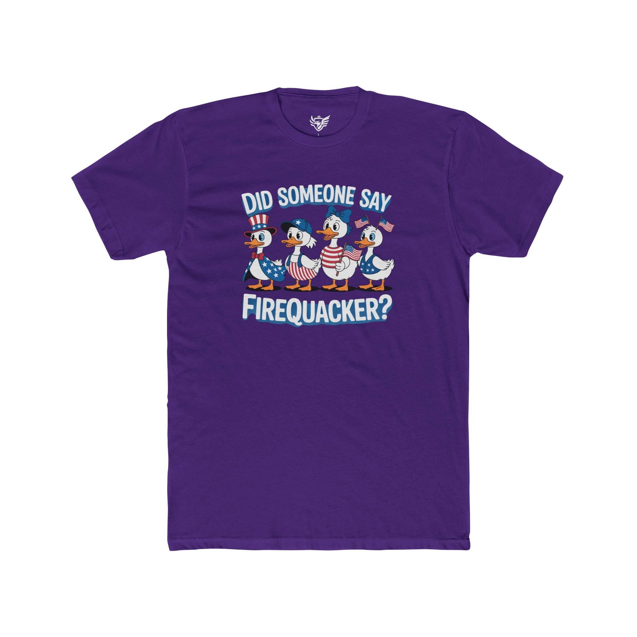 Firequackers Cotton Crew Tee