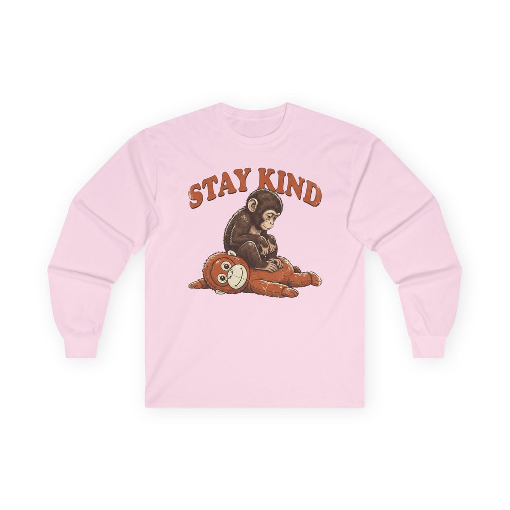 Stay Kind Cotton Long Sleeve Tee