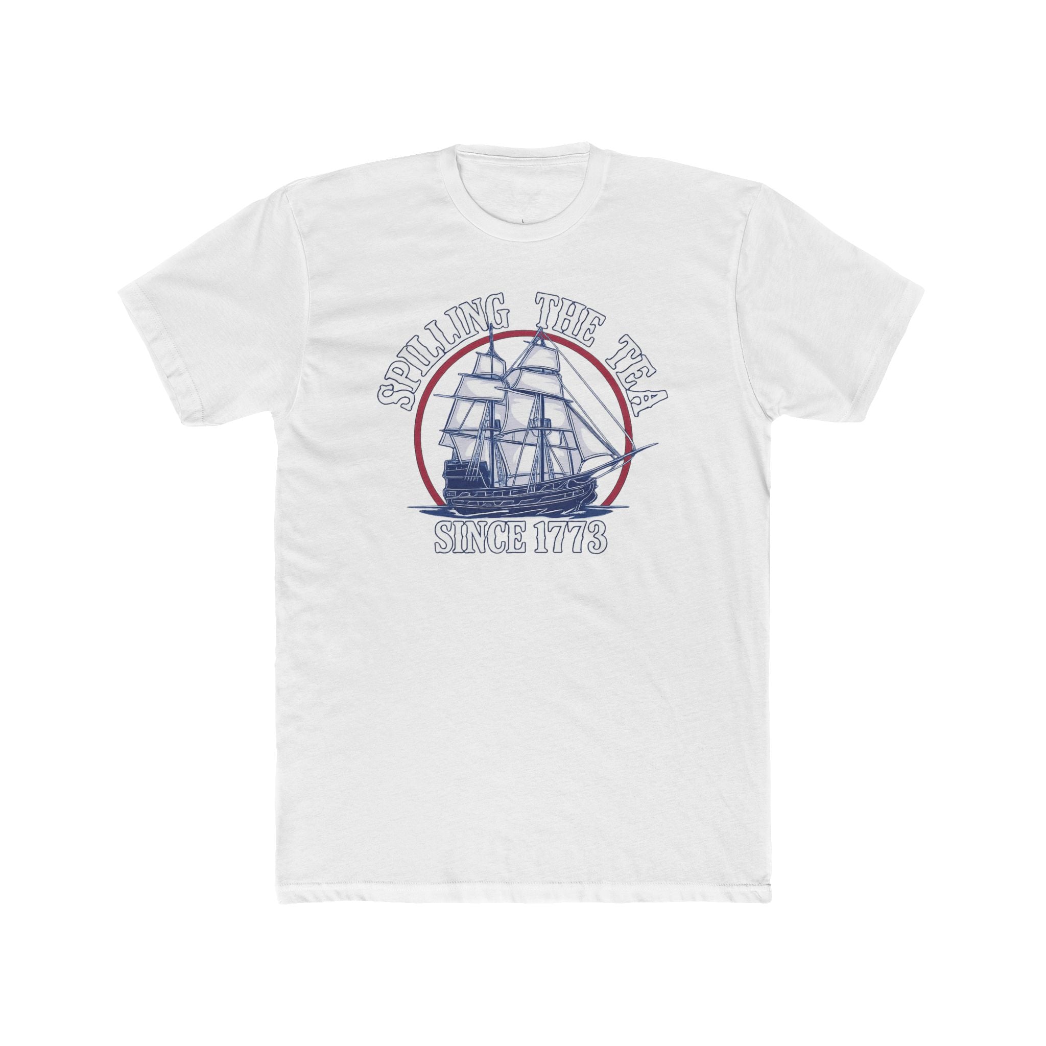 Spilling The Tea Cotton Crew Tee