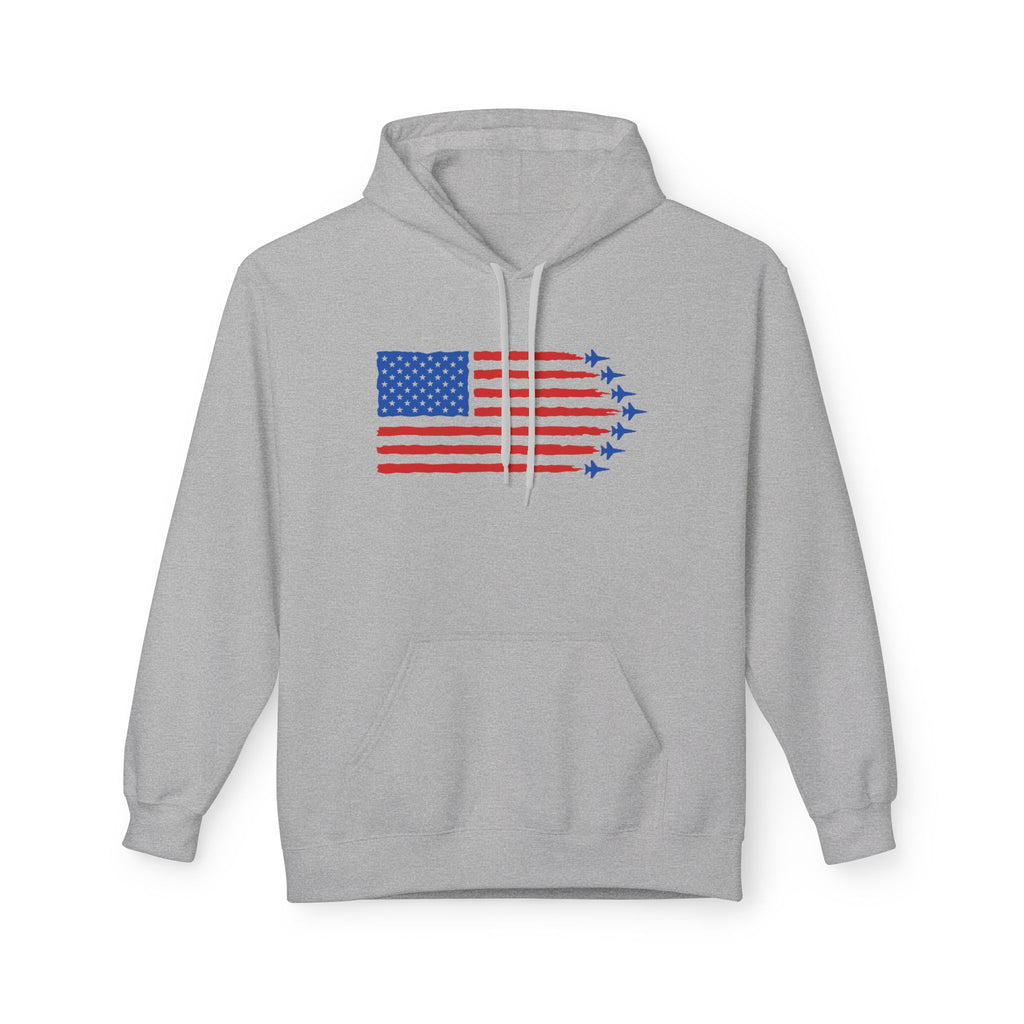 USA Jet Flag Midweight Softstyle Fleece Hoodie