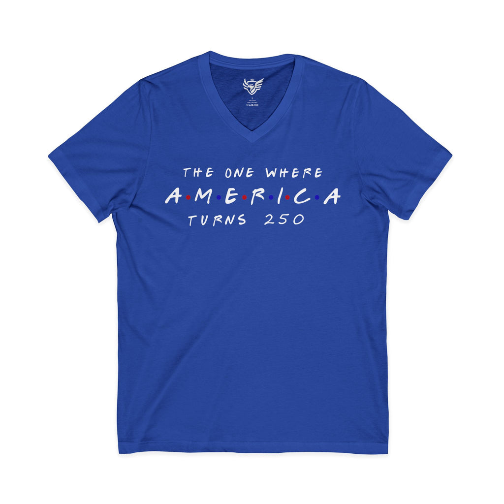 The One Where Jersey Short Sleeve V-Neck Tee
