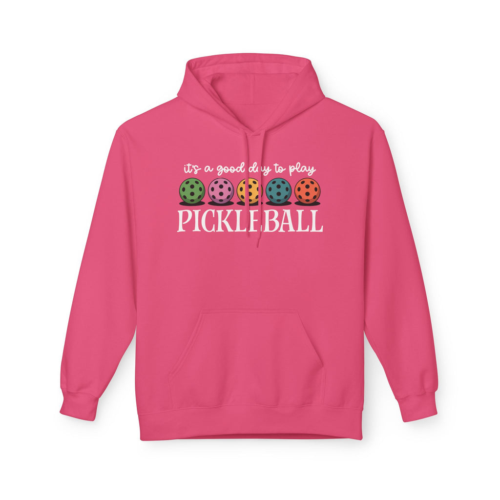 Good Day Pickleball Midweight Softstyle Fleece Hoodie