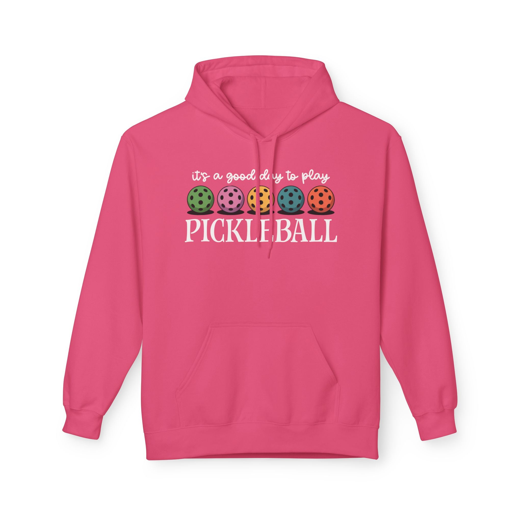 Good Day Pickleball Midweight Softstyle Fleece Hoodie