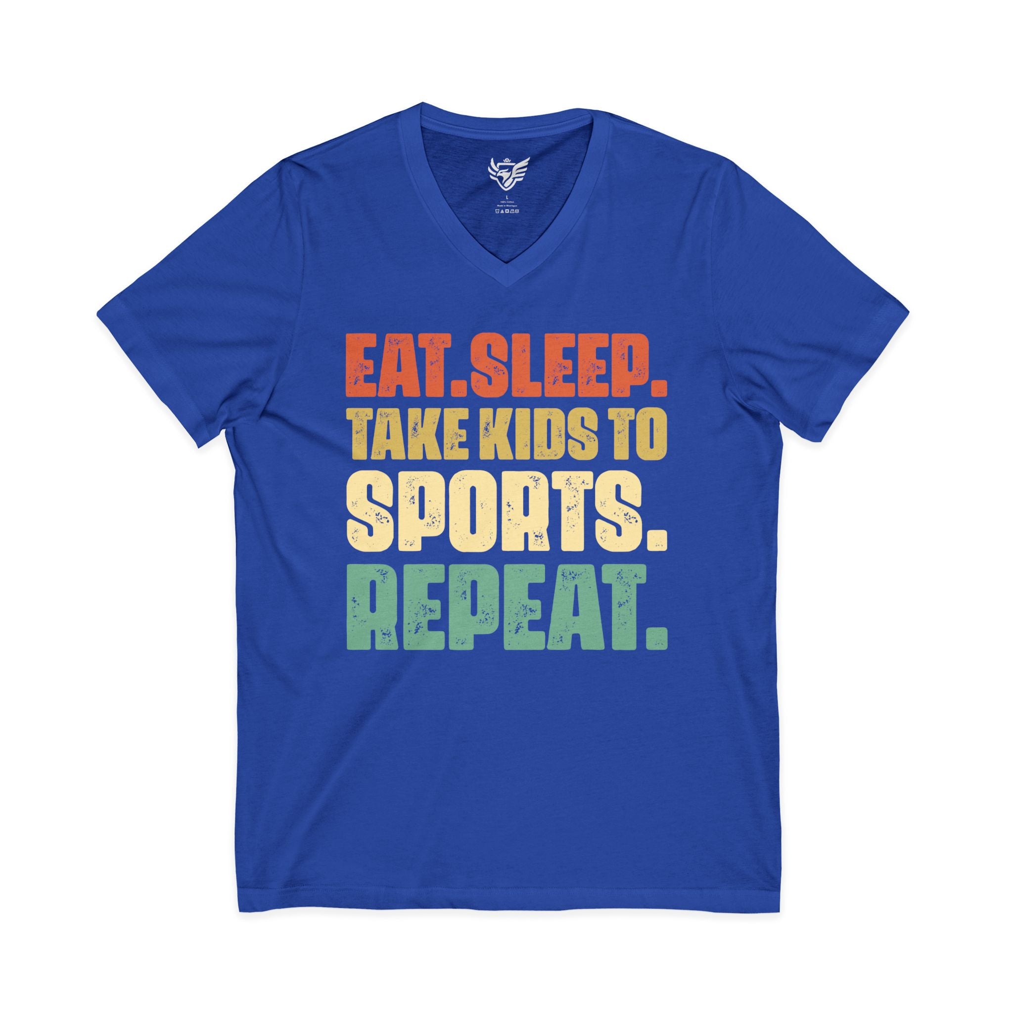 Parents Jersey Short Sleeve V-Neck Tee