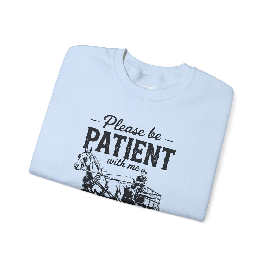 Please Be Patient With Me I'm From the 1900s Heavy Blend™ Crewneck Sweatshirt
