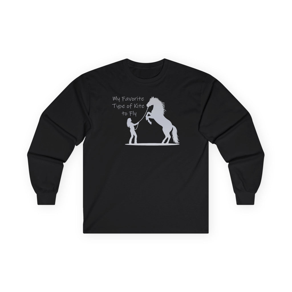 My Favorite Type of Kite Cotton Long Sleeve Tee