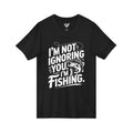 I'm Not Ignoring You Jersey Short Sleeve V-Neck Tee
