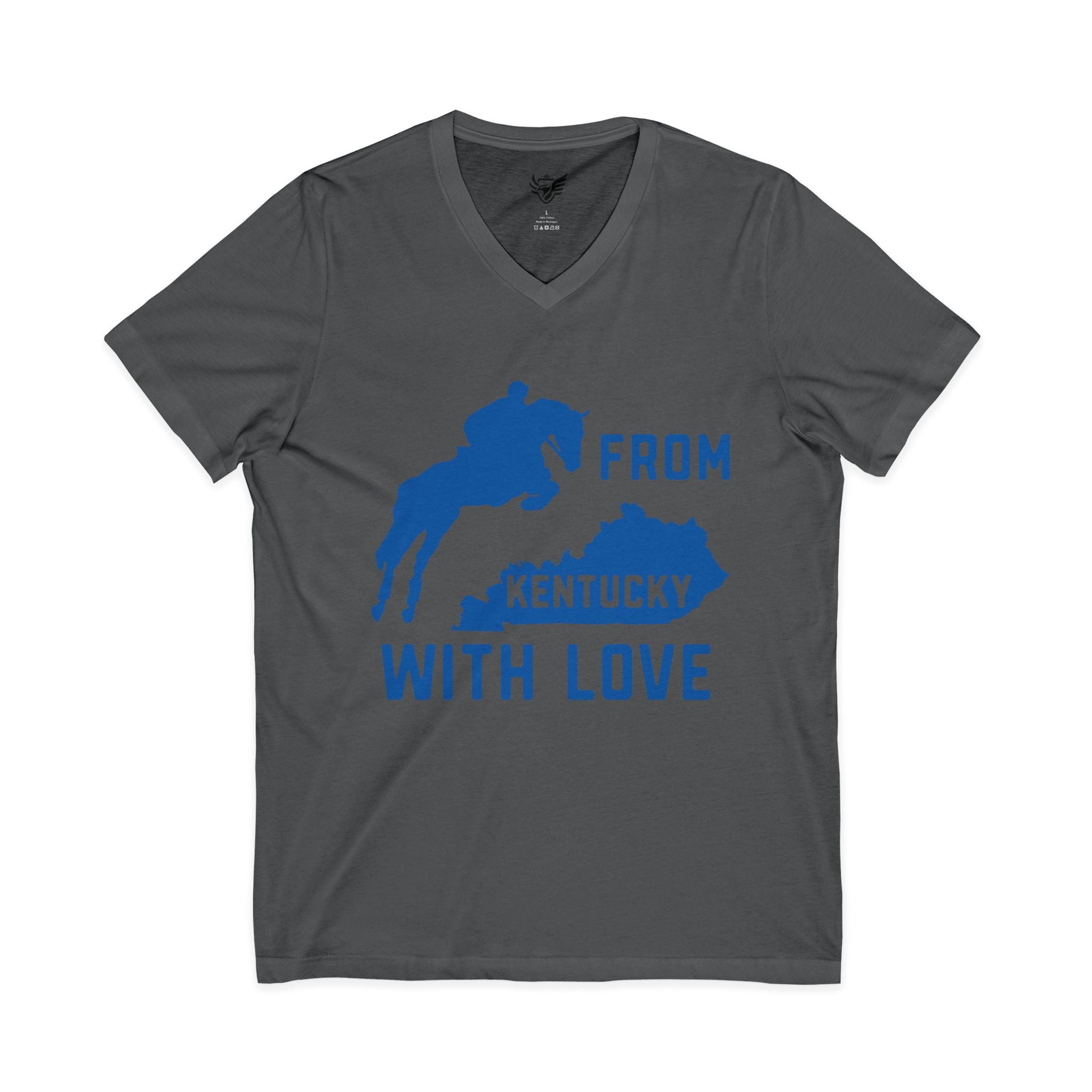 KY with Love Jersey Short Sleeve V-Neck Tee