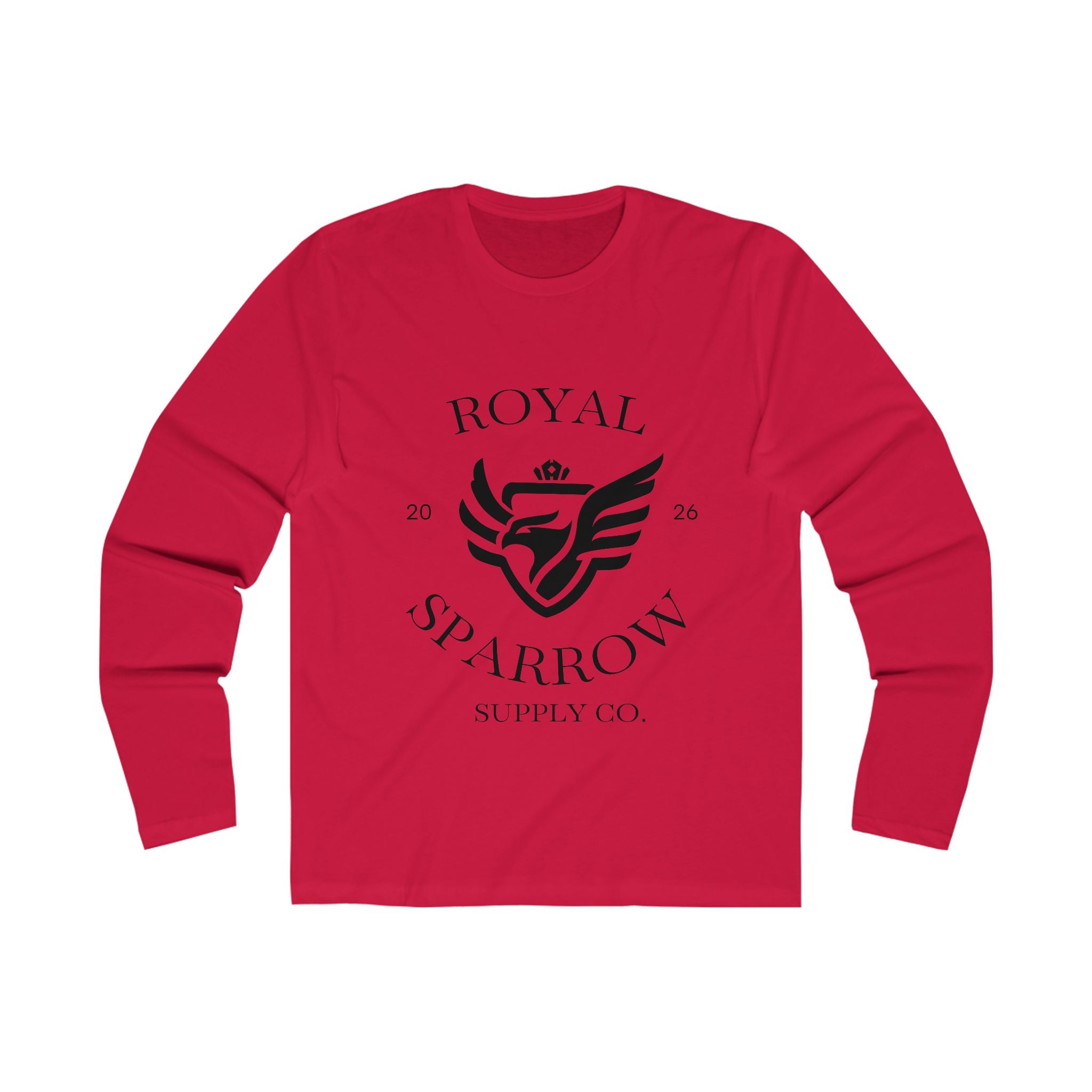 Men's Royal Sparrow Long Sleeve Crew Tee