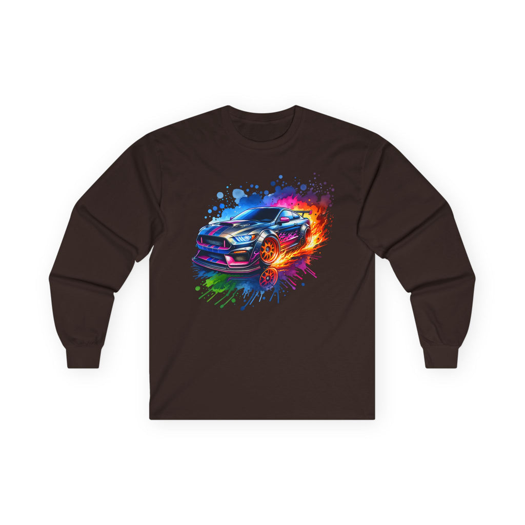 Colorblast Vroom Cotton Long Sleeve Tee