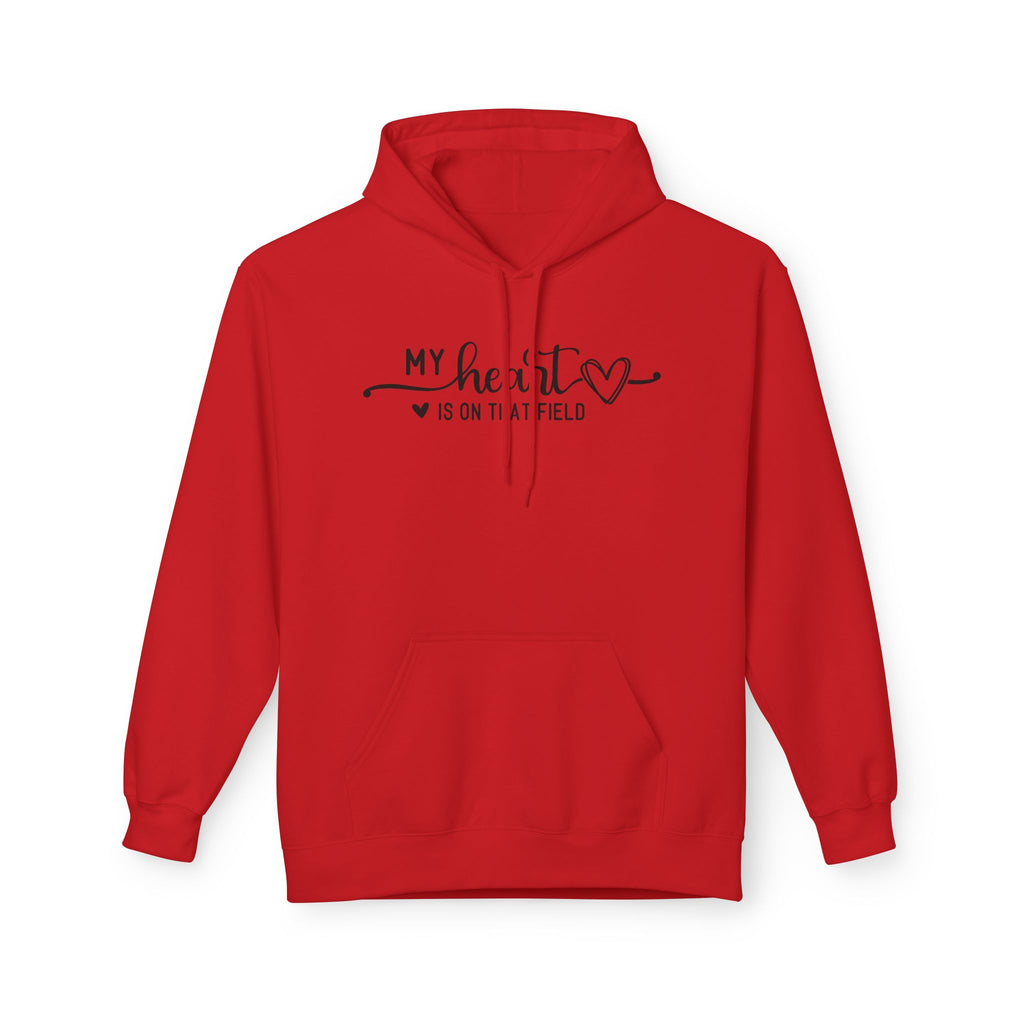 My Heart is on that Field Midweight Softstyle Fleece Hoodie