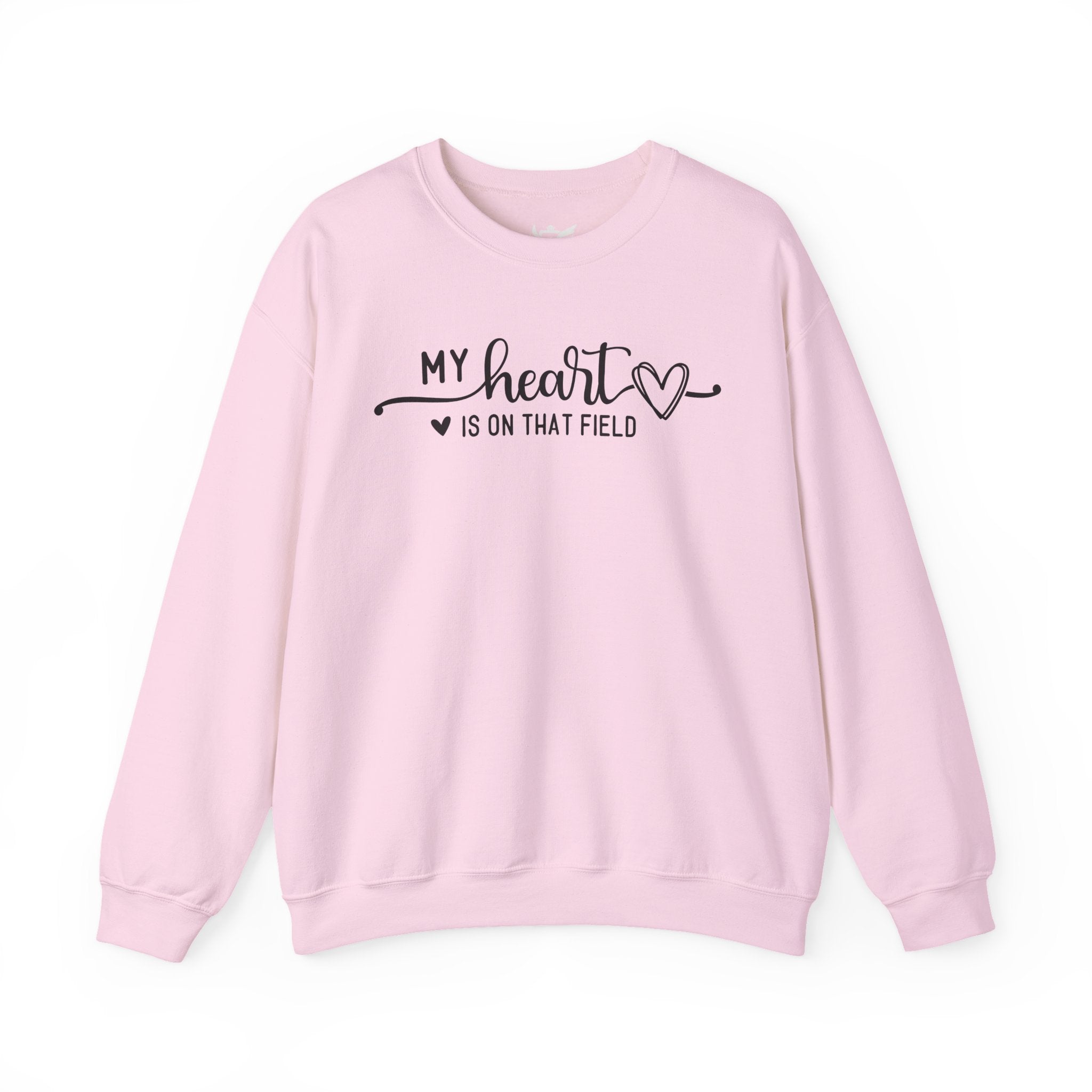 My Heart is on that Field Heavy Blend™ Crewneck Sweatshirt