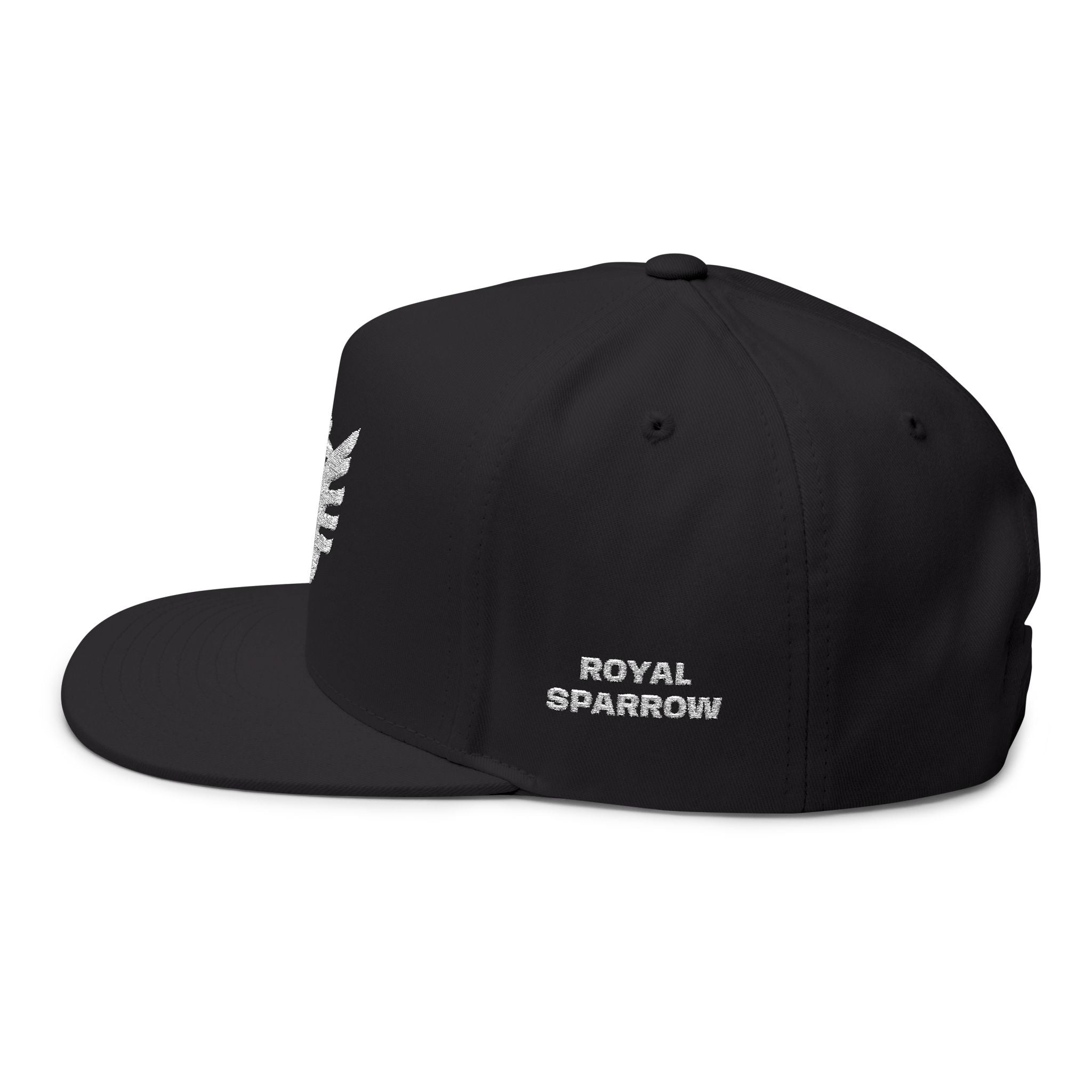 Royal Sparrow Flat Bill Cap (Embroidery)