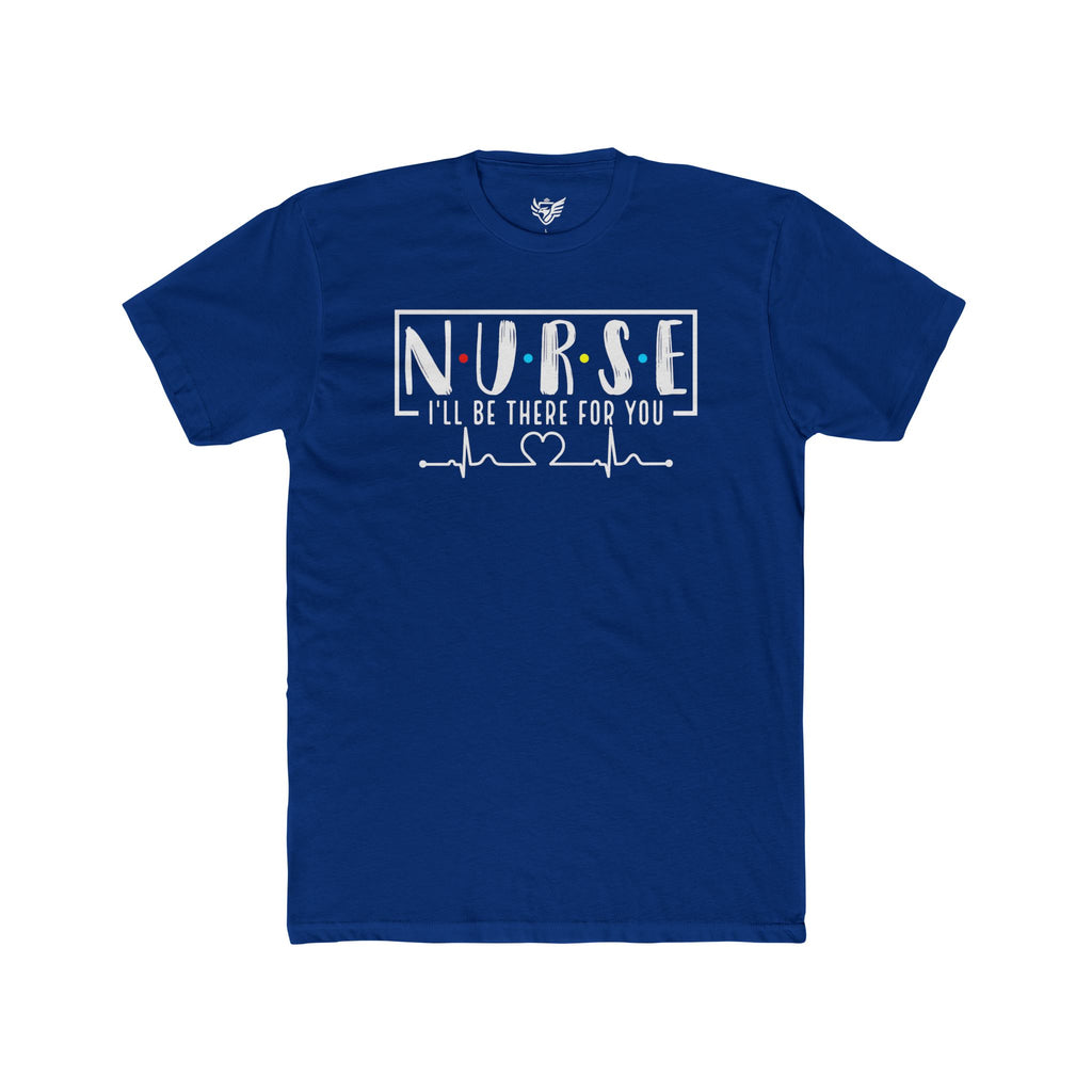 Friends Theme Nurse Cotton Crew Tee