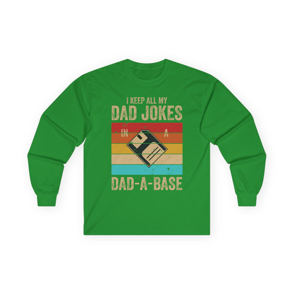 Dad-A-Base Cotton Long Sleeve Tee