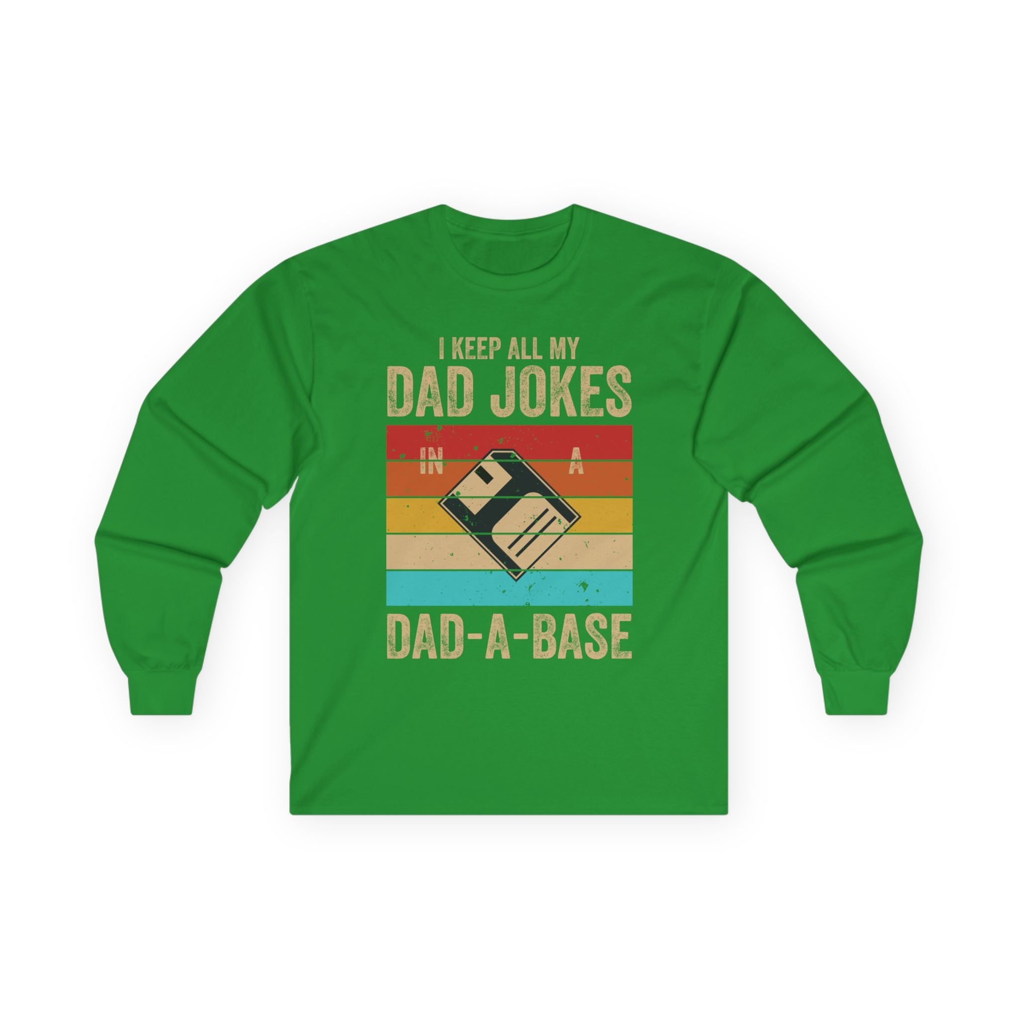 Dad-A-Base Cotton Long Sleeve Tee