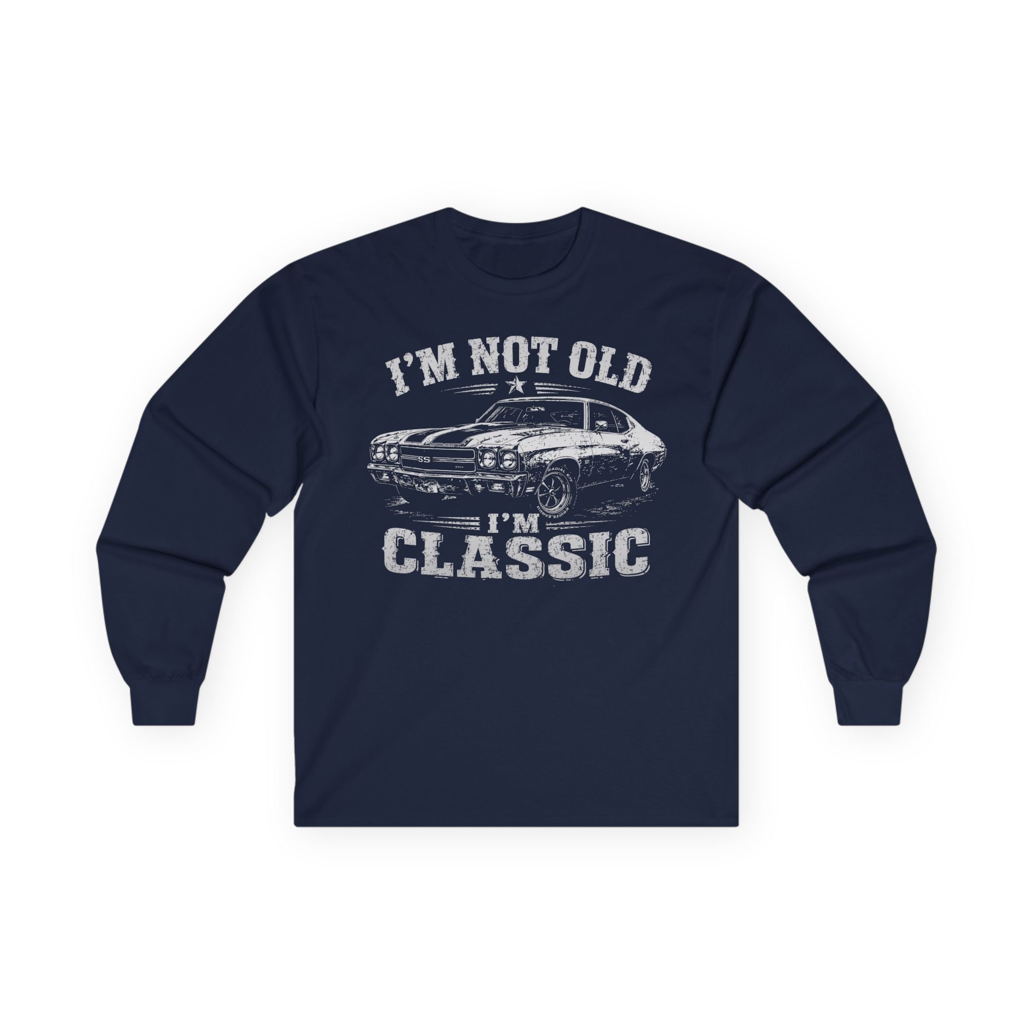 Not Old, Classic Cotton Long Sleeve Tee