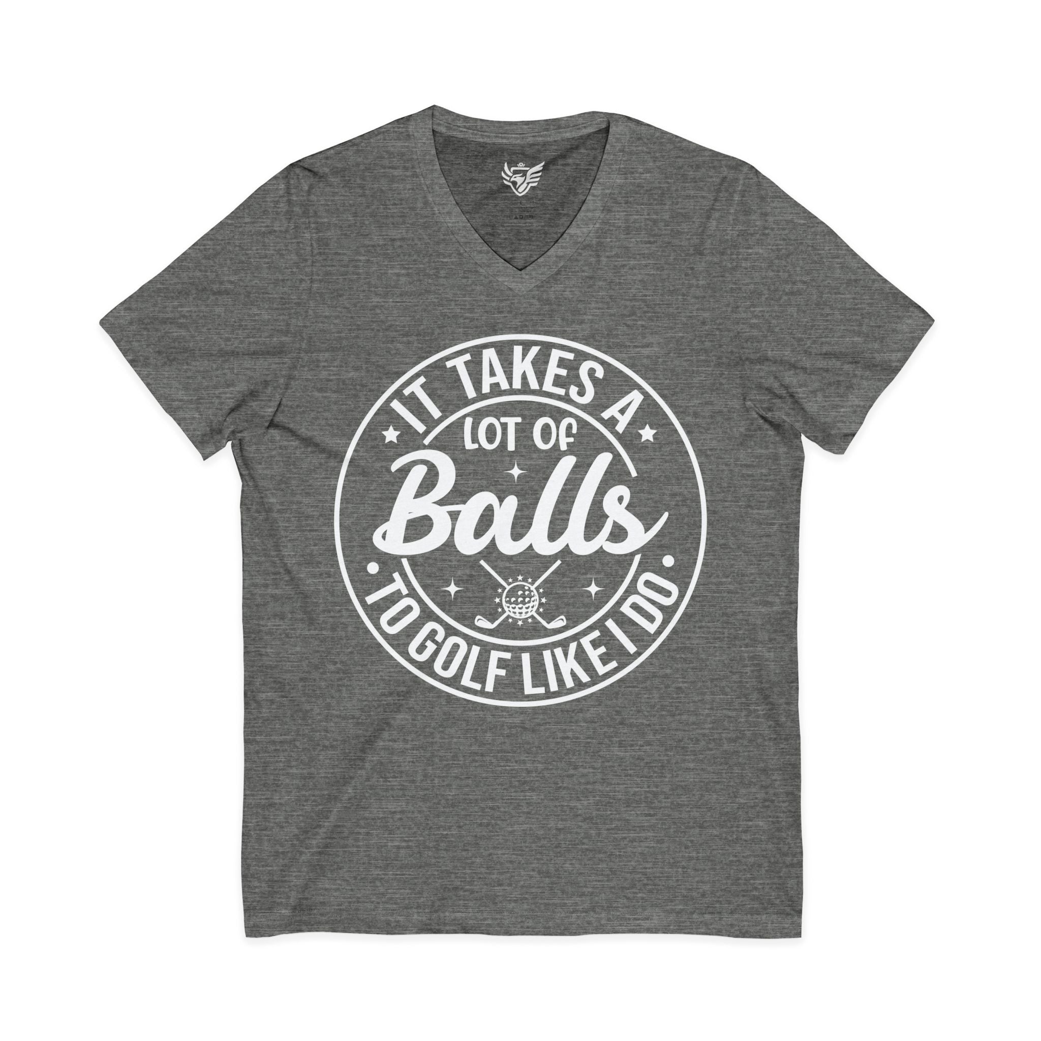 Golf Like I Do Jersey Short Sleeve V-Neck Tee