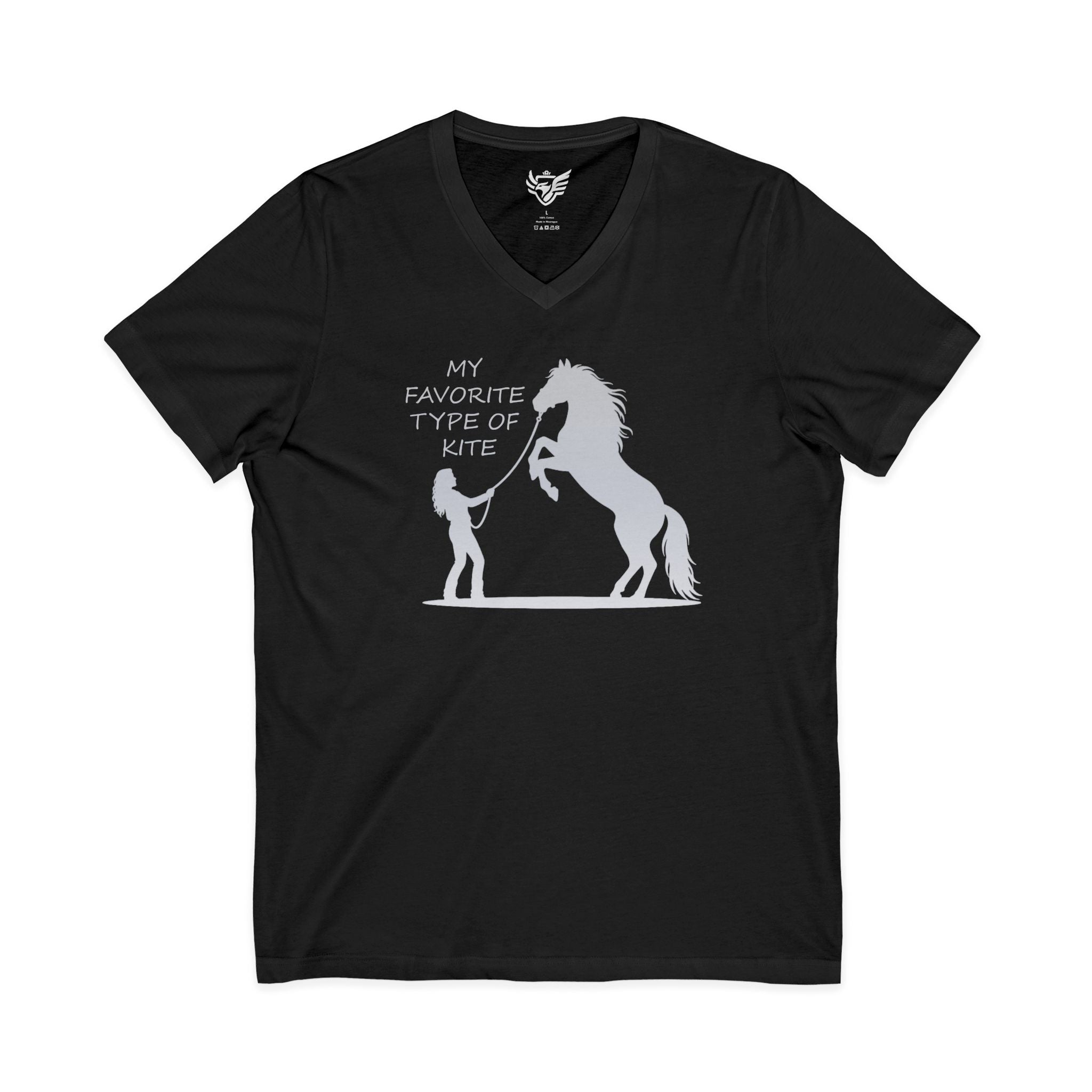 My Favorite Type of Kite Jersey Short Sleeve V-Neck Tee