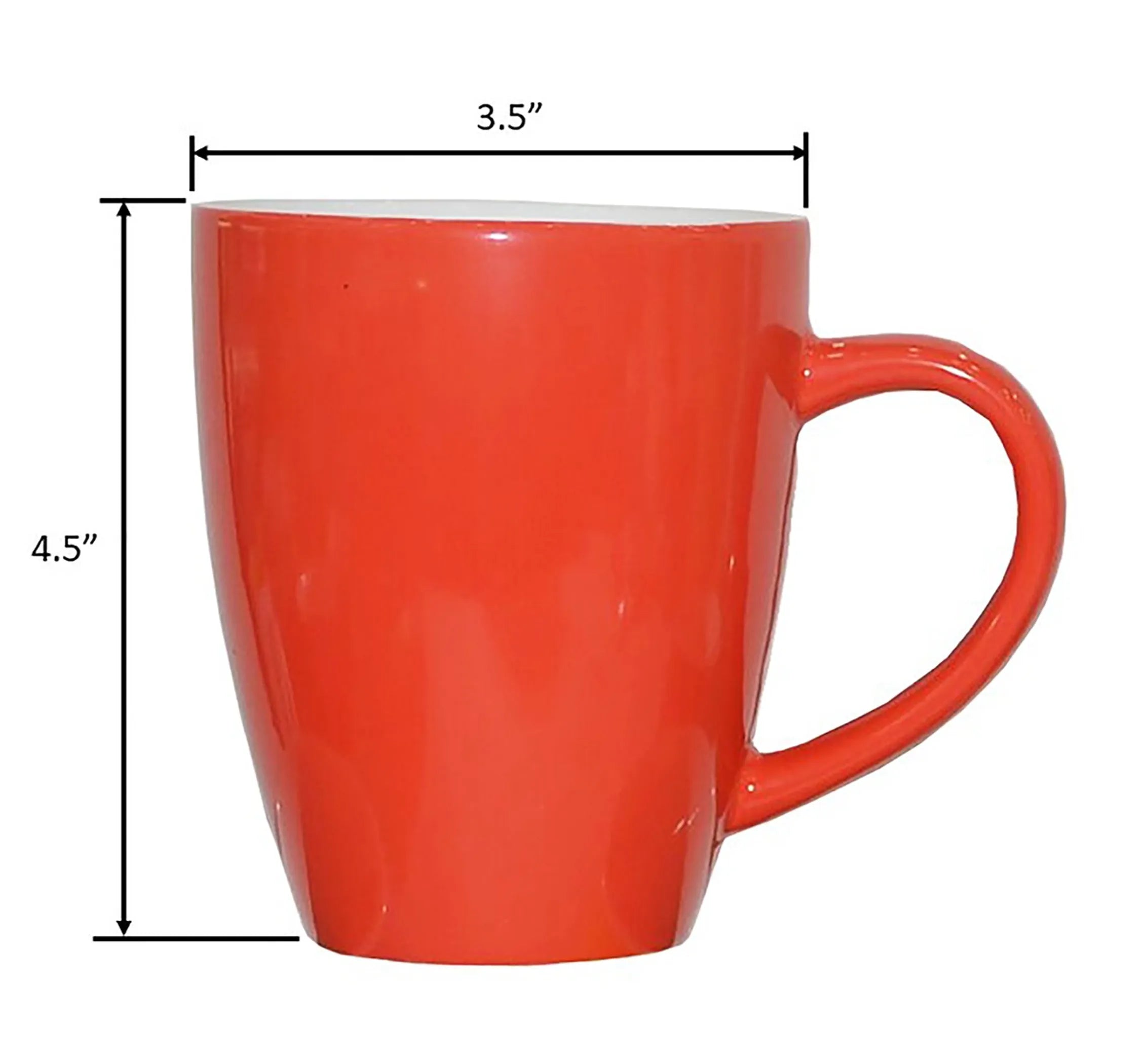 MARCELLE 6X150Z MUG SET W/ STAND IN COLOR BOX IN 5-PLY BROWN BOX