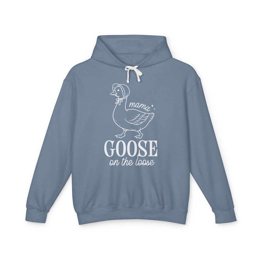 Mama Goose on the Loose Lightweight Hooded Sweatshirt