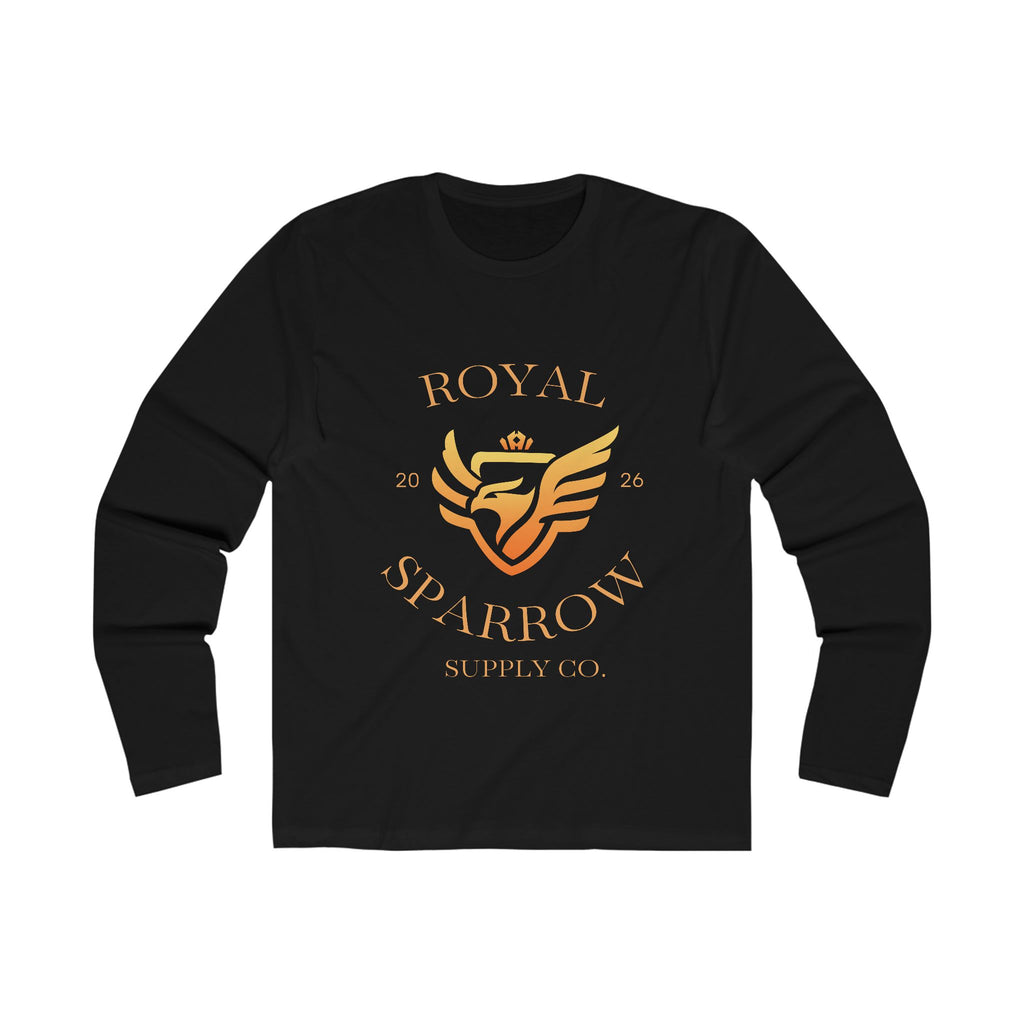 Men's Royal Sparrow Long Sleeve Crew Tee