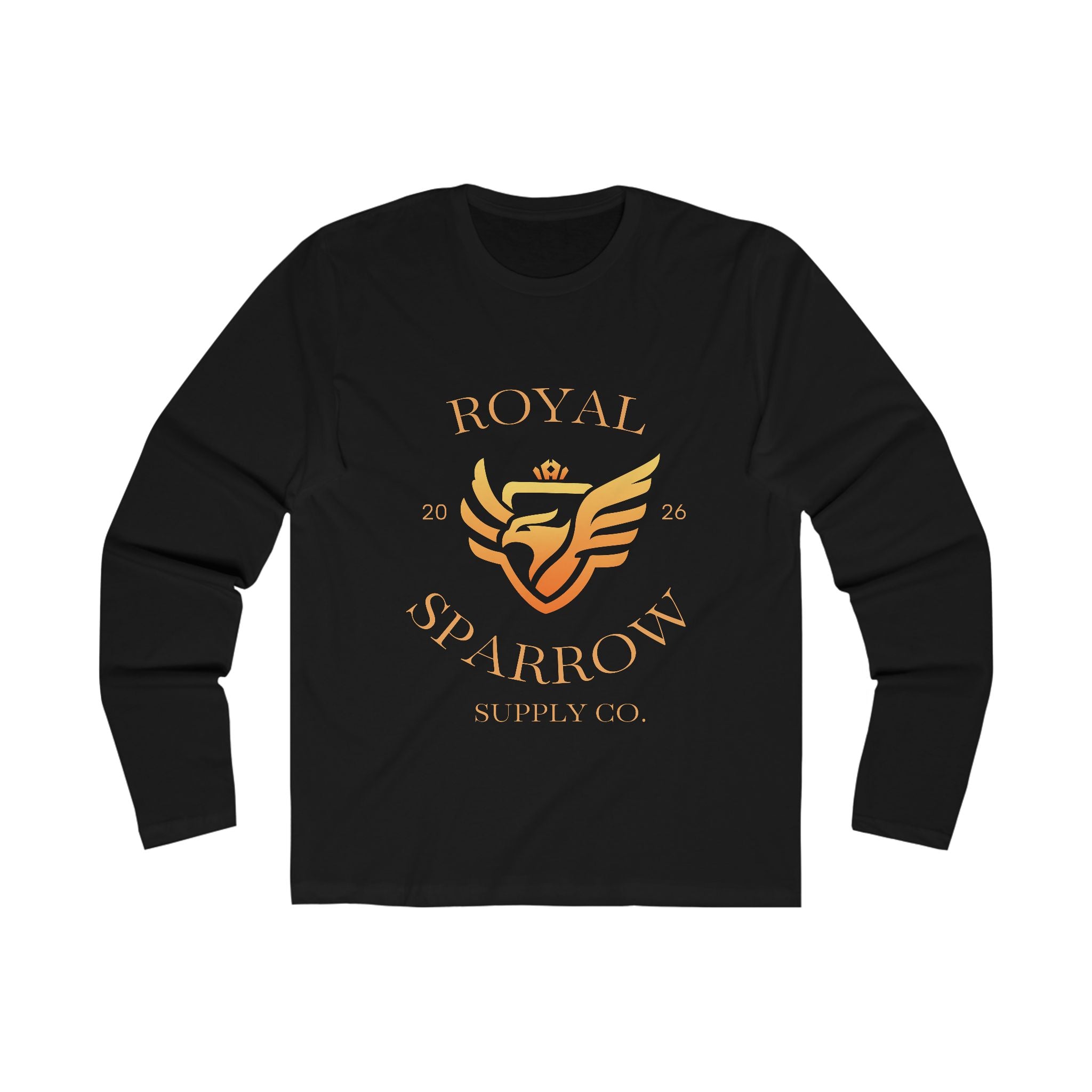 Men's Royal Sparrow Long Sleeve Crew Tee