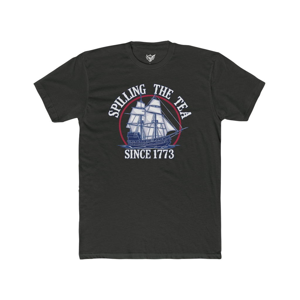 Spilling The Tea Cotton Crew Tee