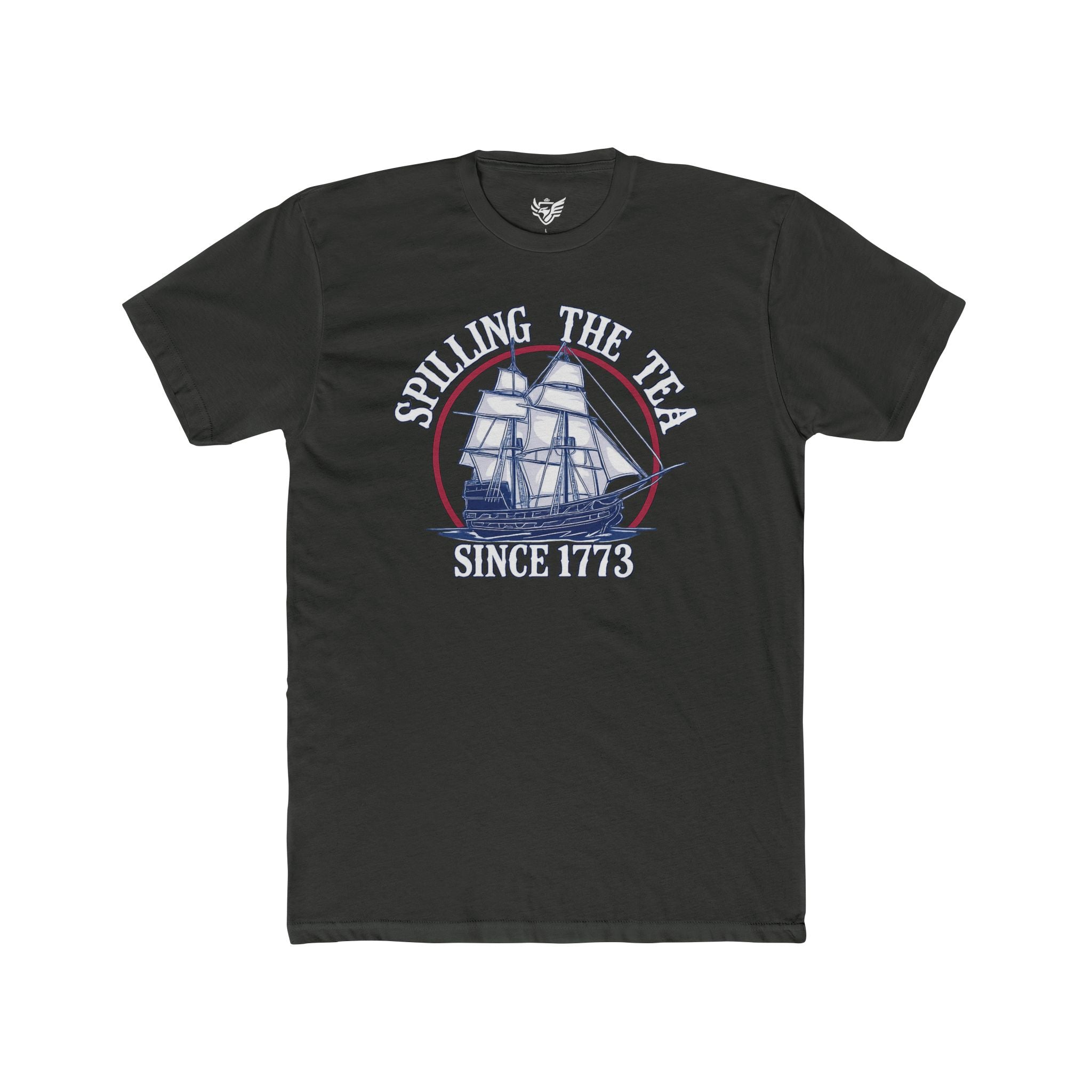 Spilling The Tea Cotton Crew Tee