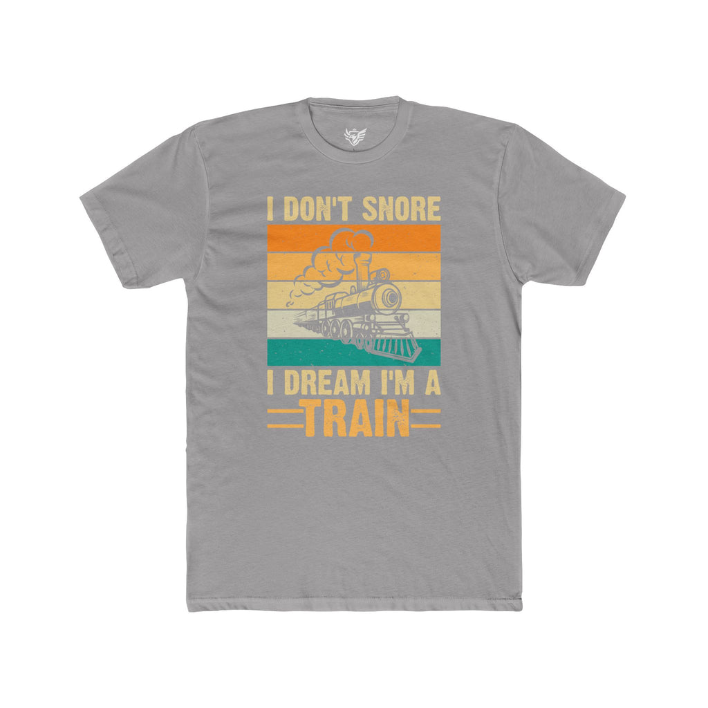 I Don't Snore Cotton Crew Tee