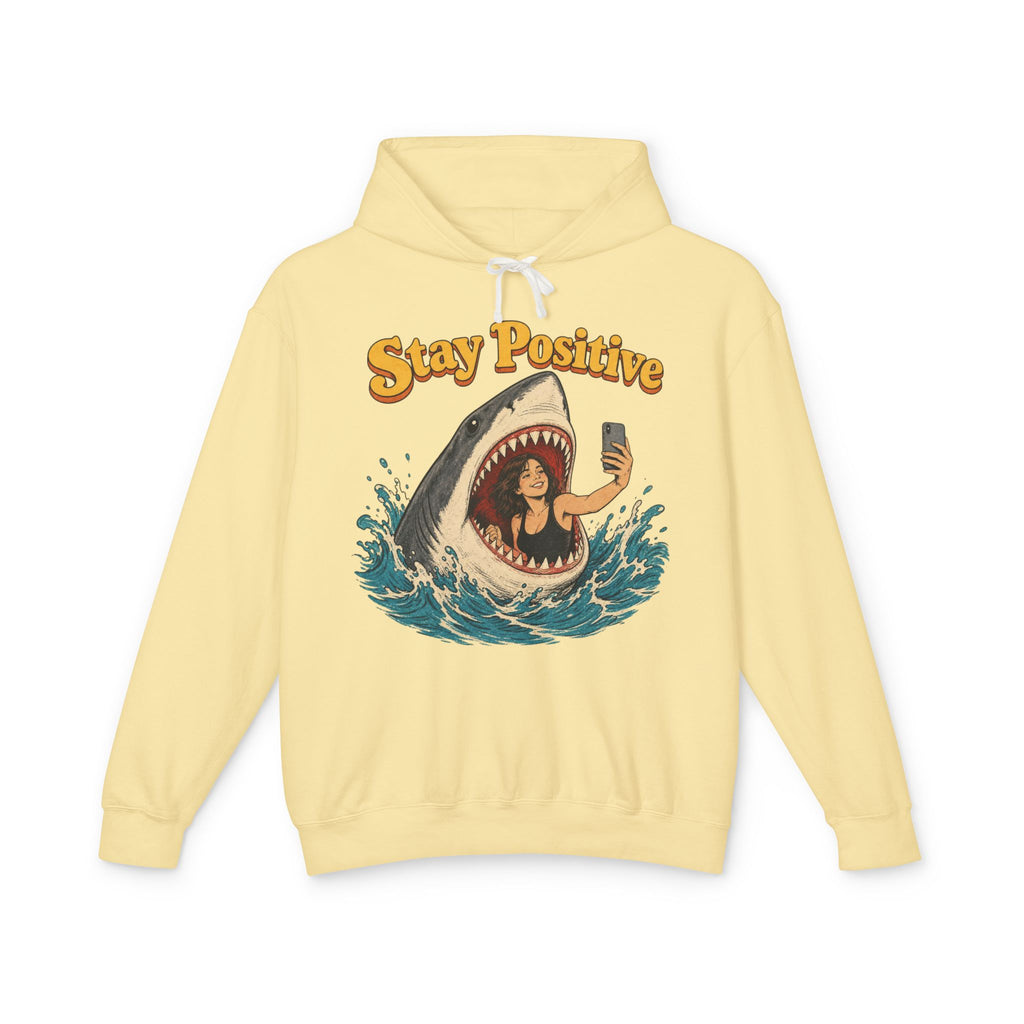 Stay Positive Lightweight Hooded Sweatshirt