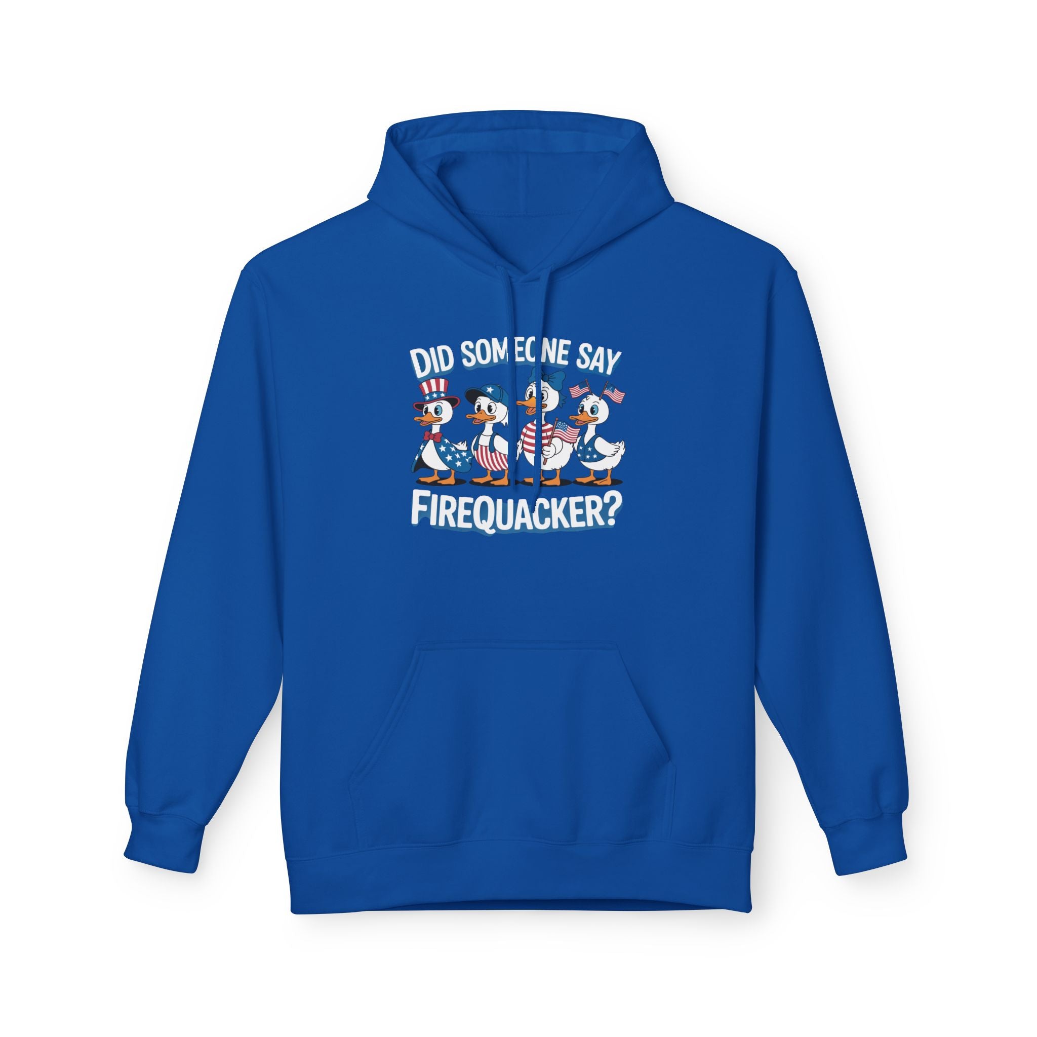 Firequackers Midweight Softstyle Fleece Hoodie