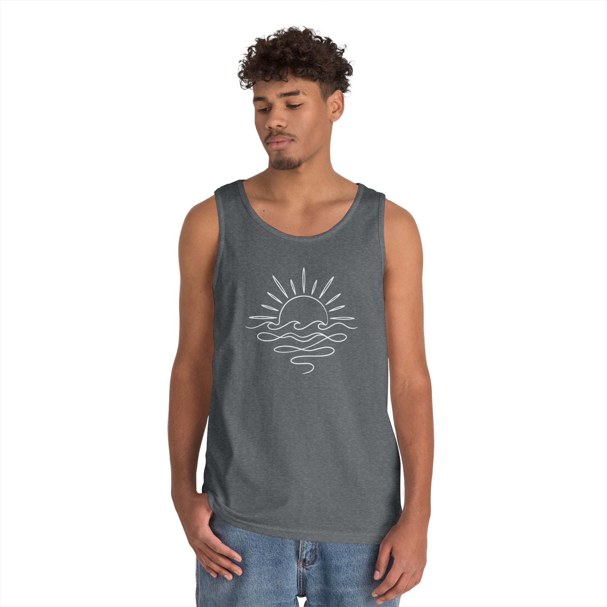 Sunny Sea Heavy Cotton Tank Top