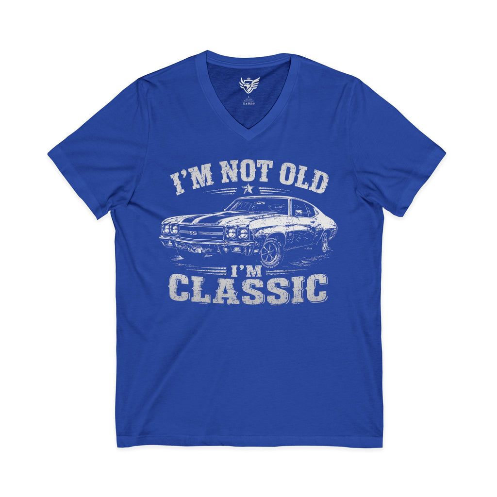Not Old, Classic Jersey Short Sleeve V-Neck Tee